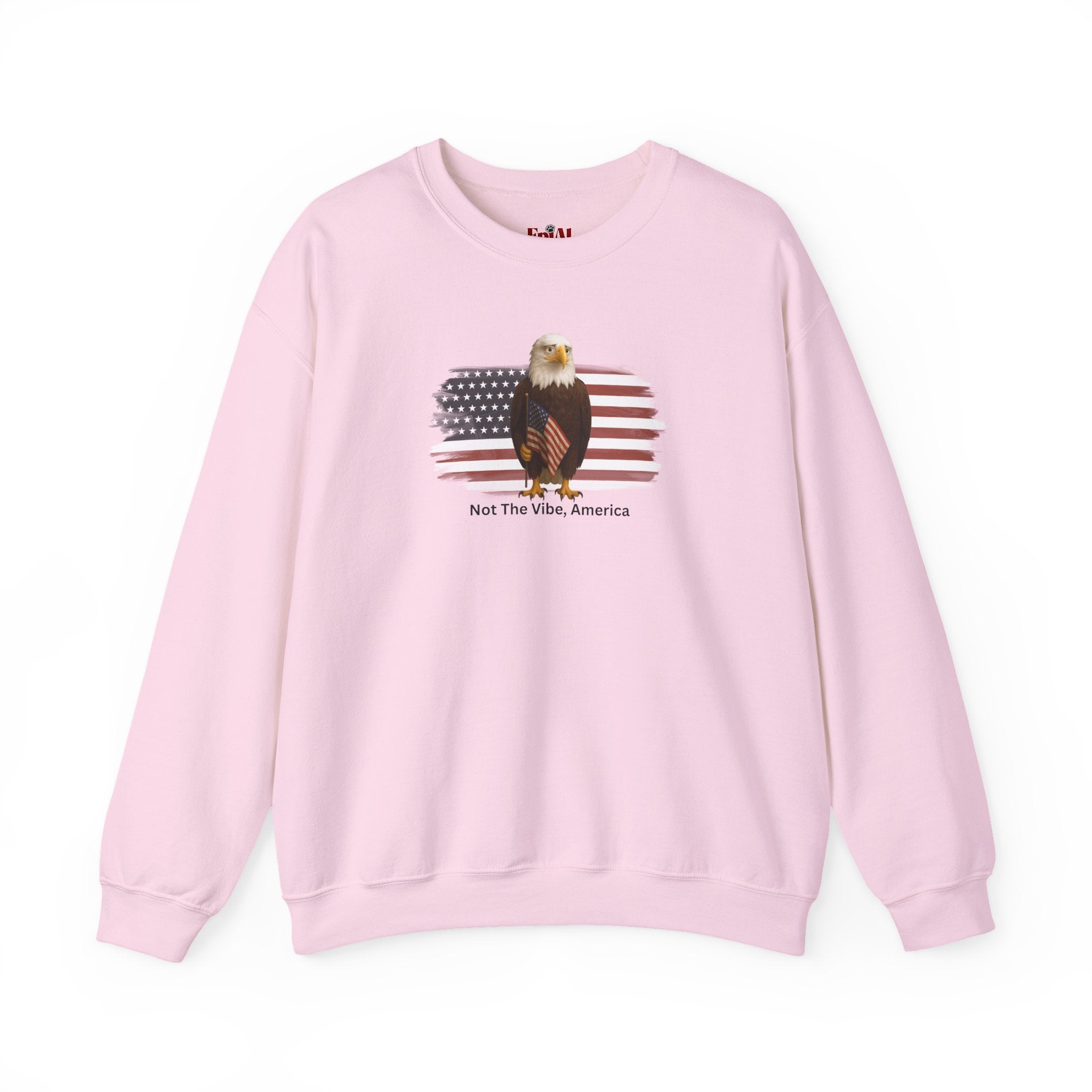 Not the Vibe, America – Political Parody Crewneck Sweatshirt
