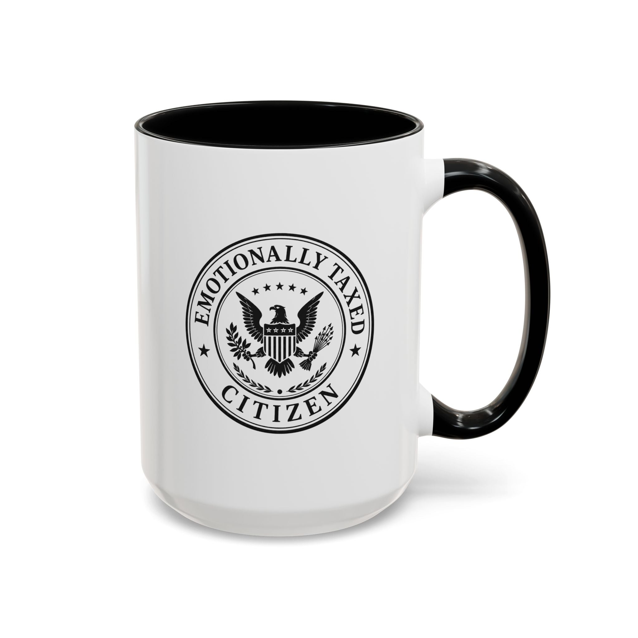 Emotionally Taxed Citizen Accent Mug | Existential Office Mug