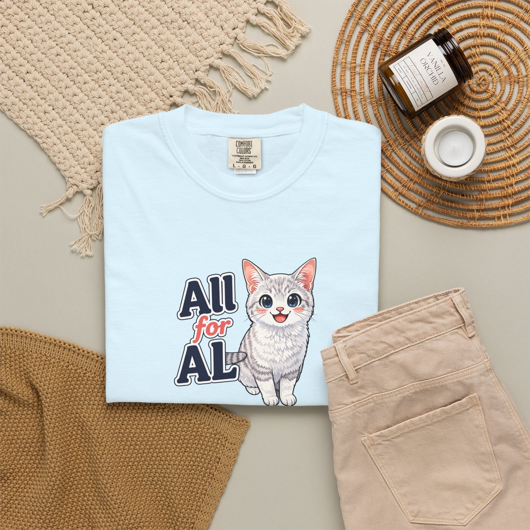 All for AL Cat Graphic T-Shirt