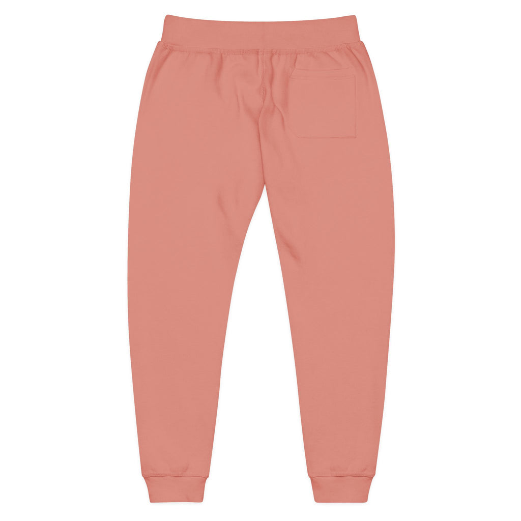 Cozy Embroidered Unisex Fleece Sweatpants for Relaxation