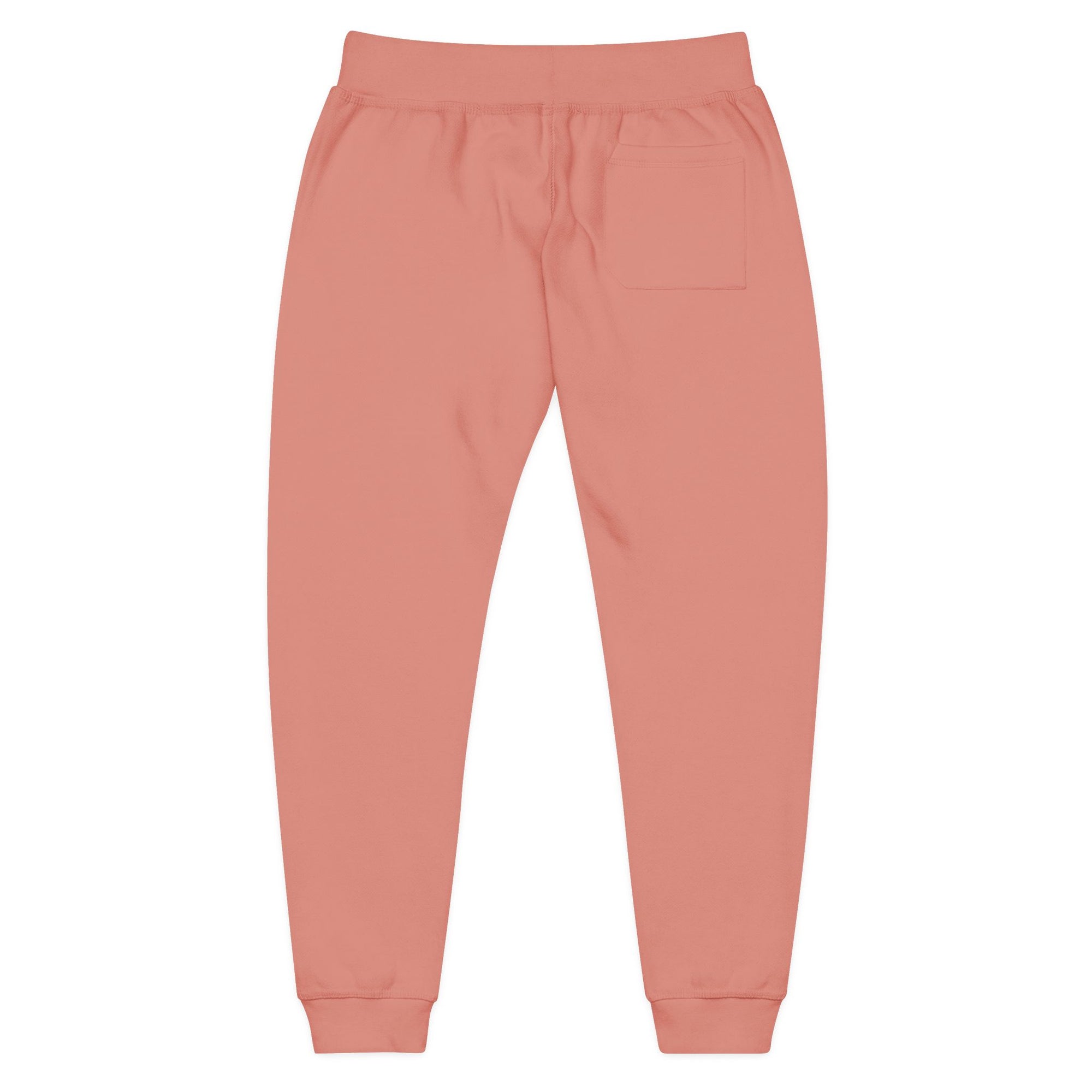 Cozy Embroidered Unisex Fleece Sweatpants for Relaxation