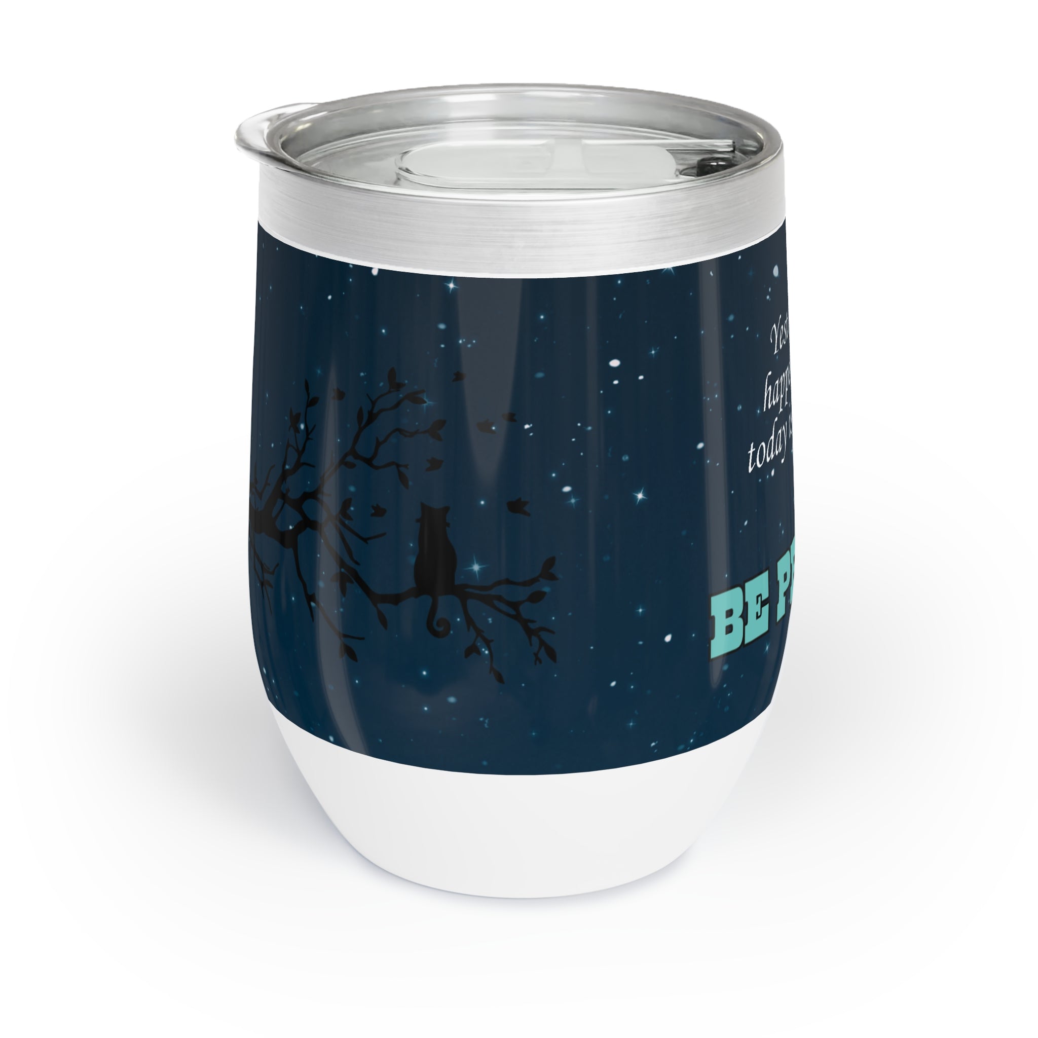 Photo depicting the ​Happening Chill Wine Tumbler from EpiAl's Shop.