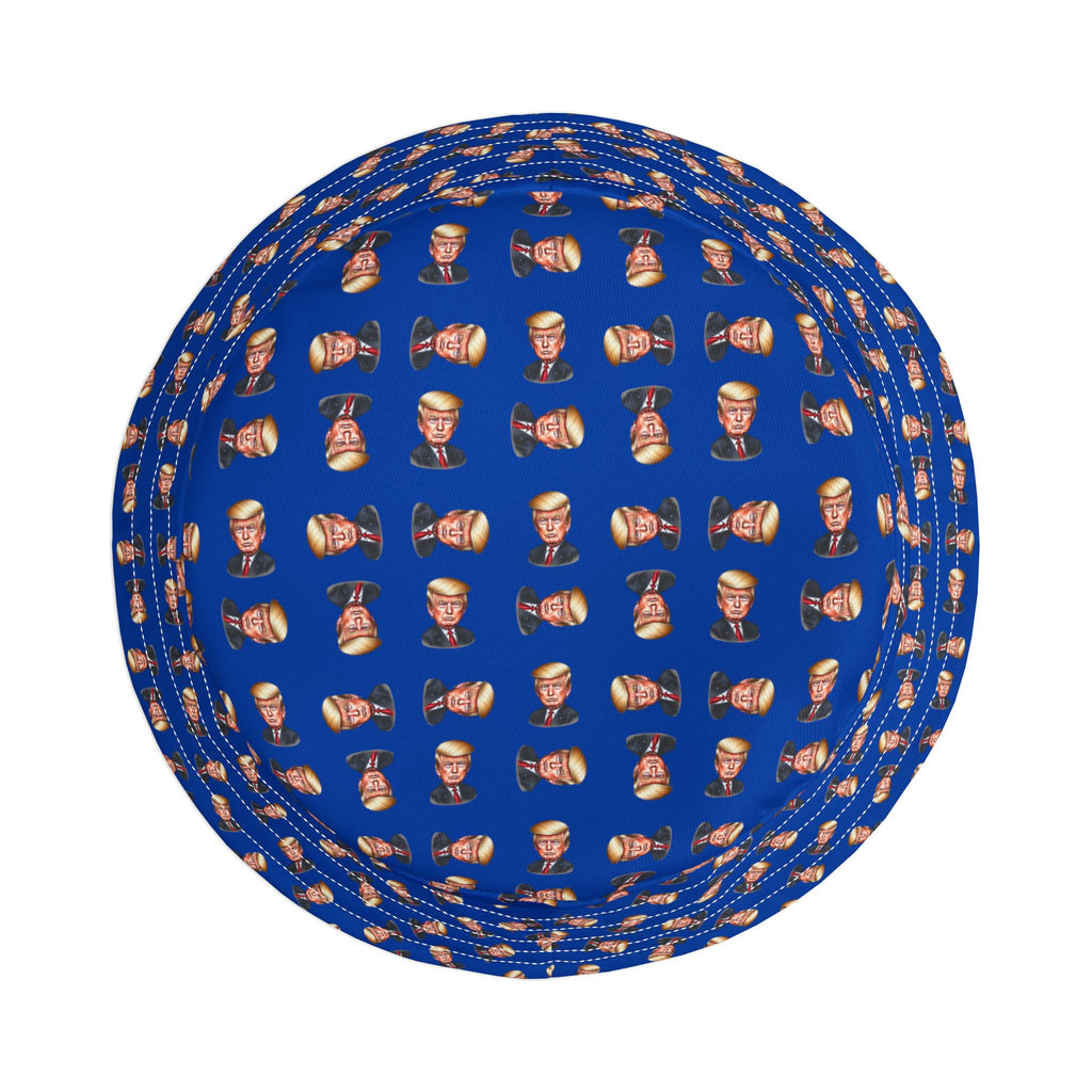 Trump Faces Printed Bucket Hat for Summer Fun