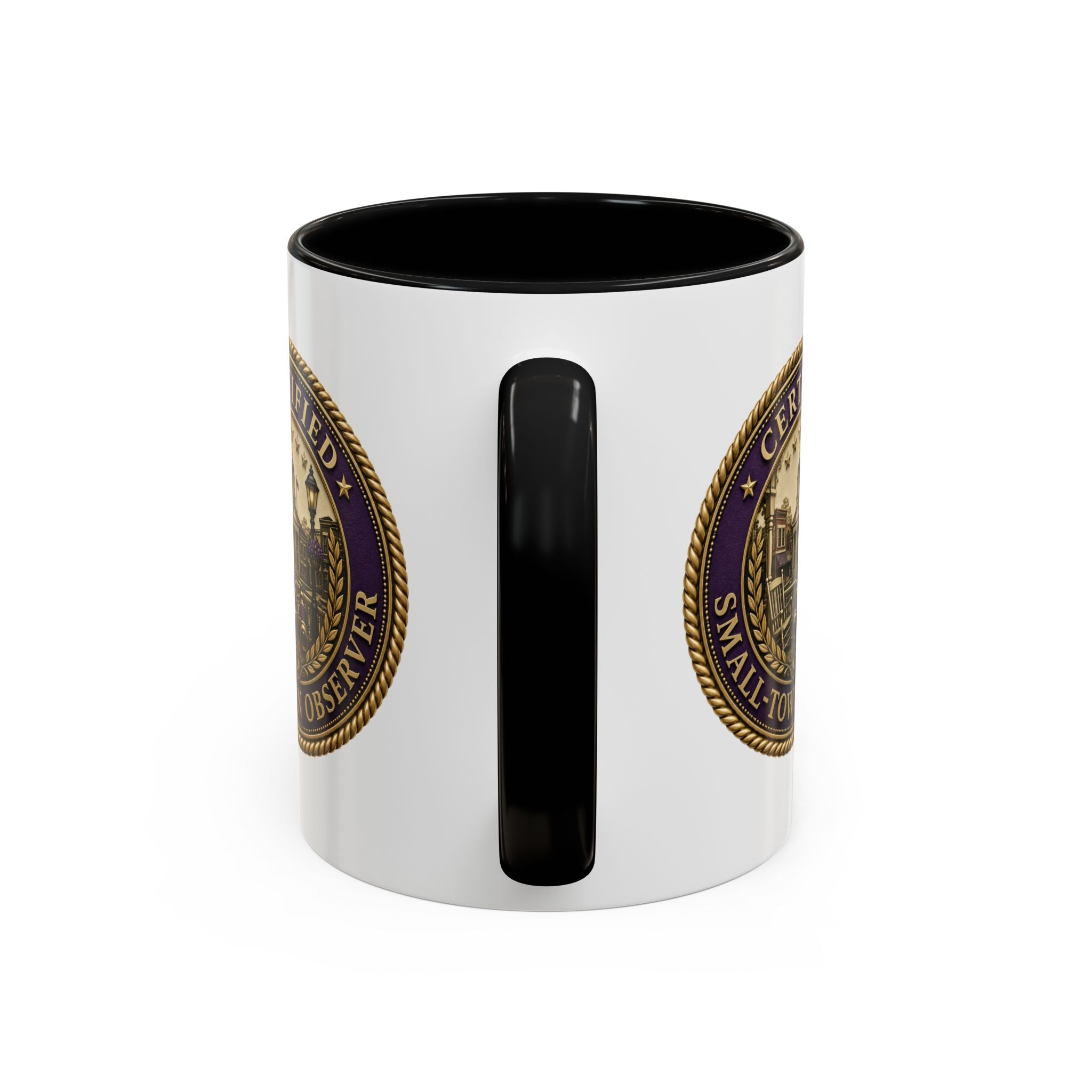 Certified Small-Town Observer Accent Coffee Mug - Accent 11/15oz