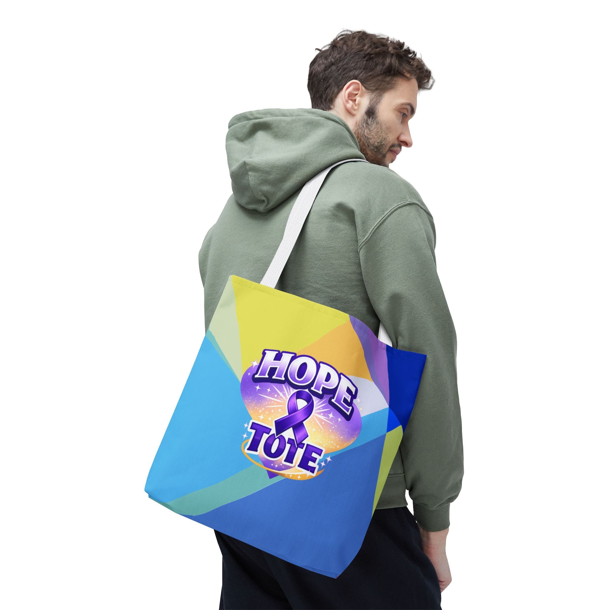 Hope Tote Epilepsy Awareness Ribbon Tote Bag