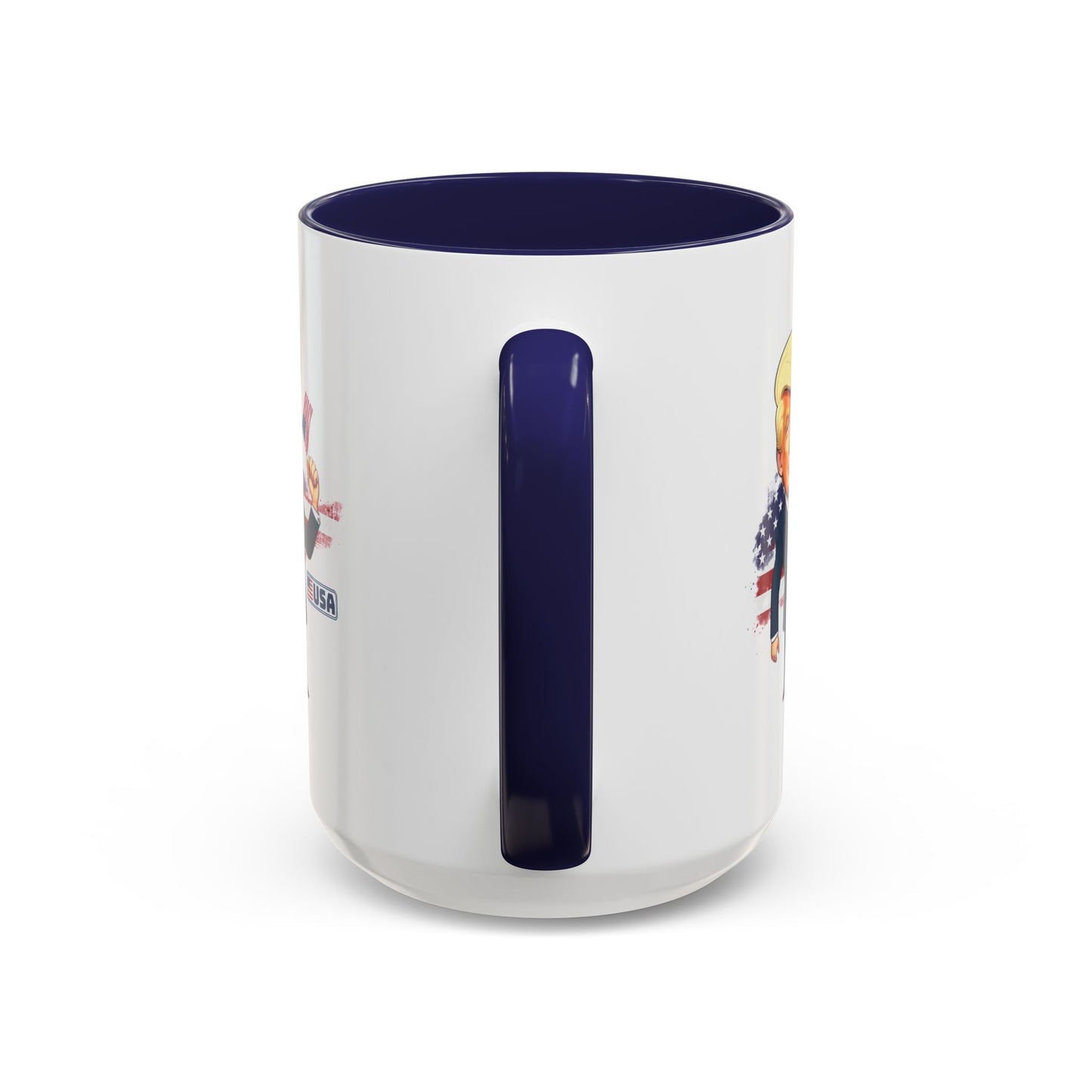 Flag Waving Trump USA Coffee Mug