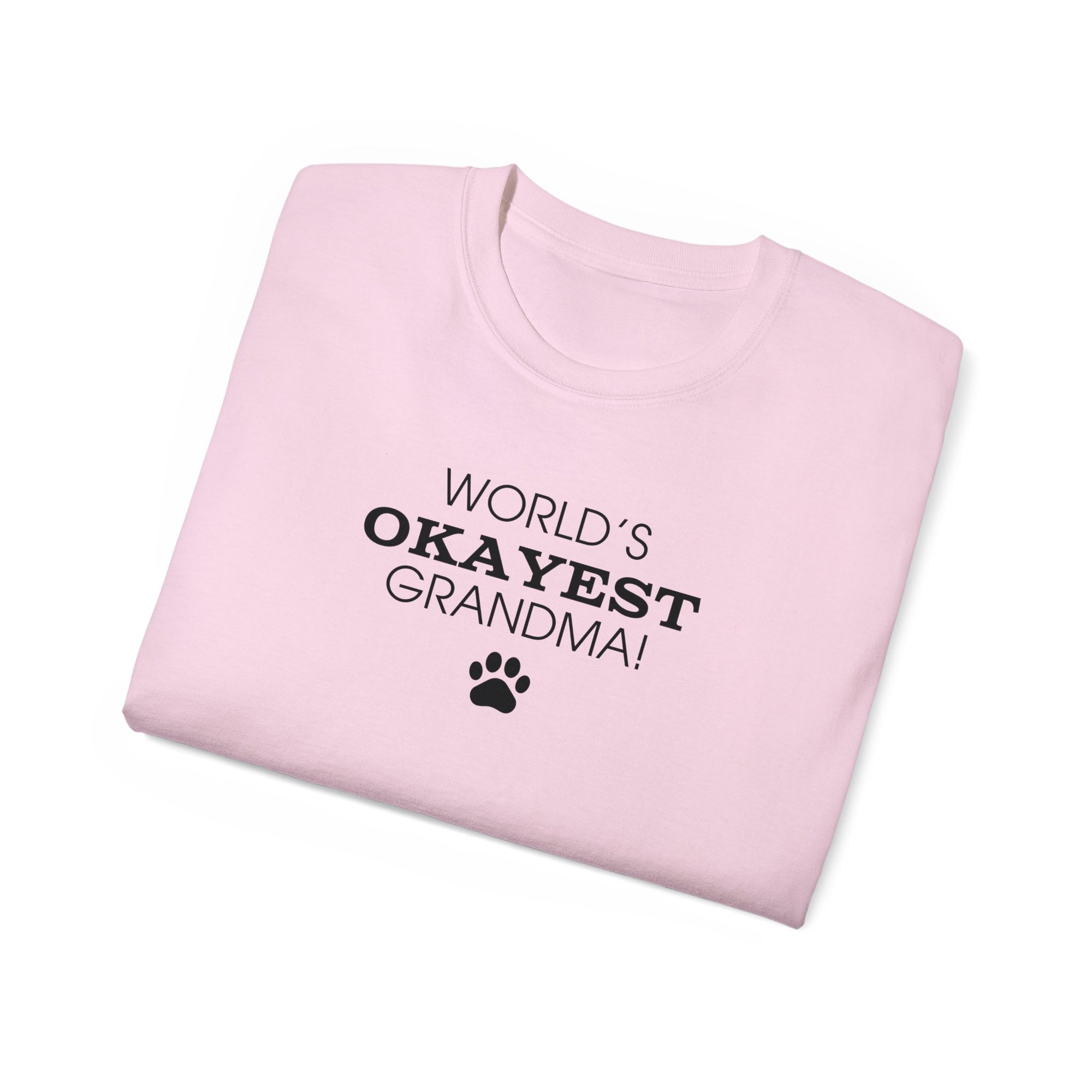 World's Okayest Grandma Ultra Cotton Tee - T - Shirt - Epileptic Al’s Shop