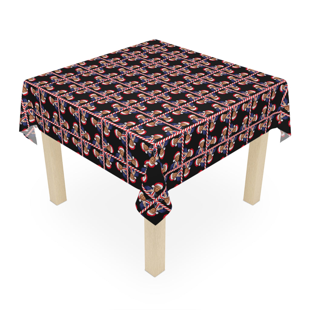 Santa Trump Novelty Christmas Tablecloth