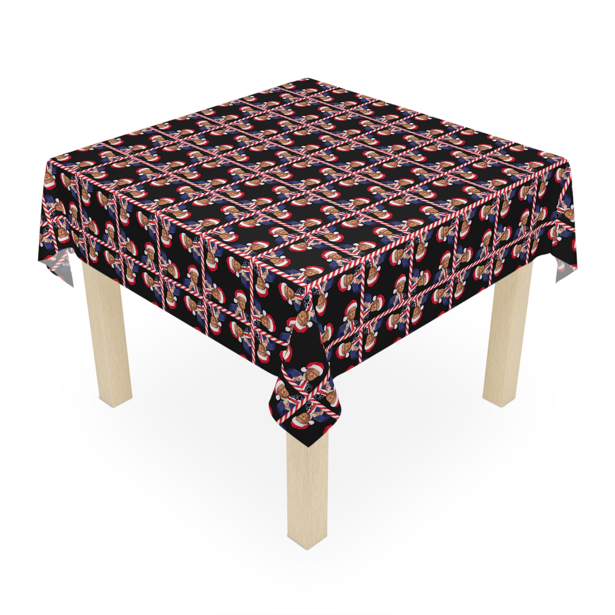Santa Trump Novelty Christmas Tablecloth