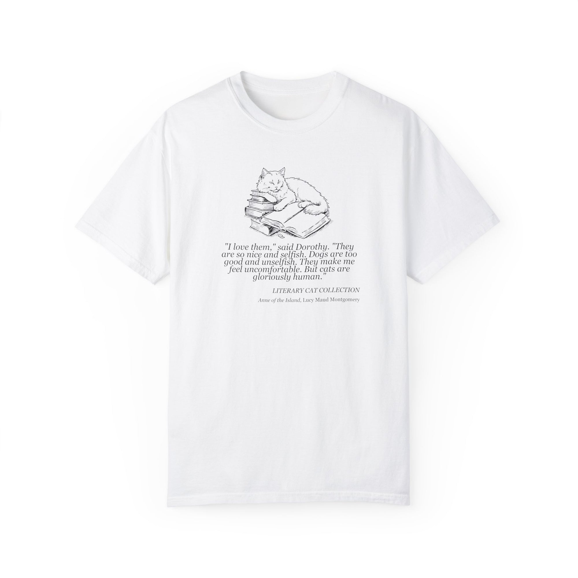 Literary Cat Unisex T-Shirt - Anne of the Island