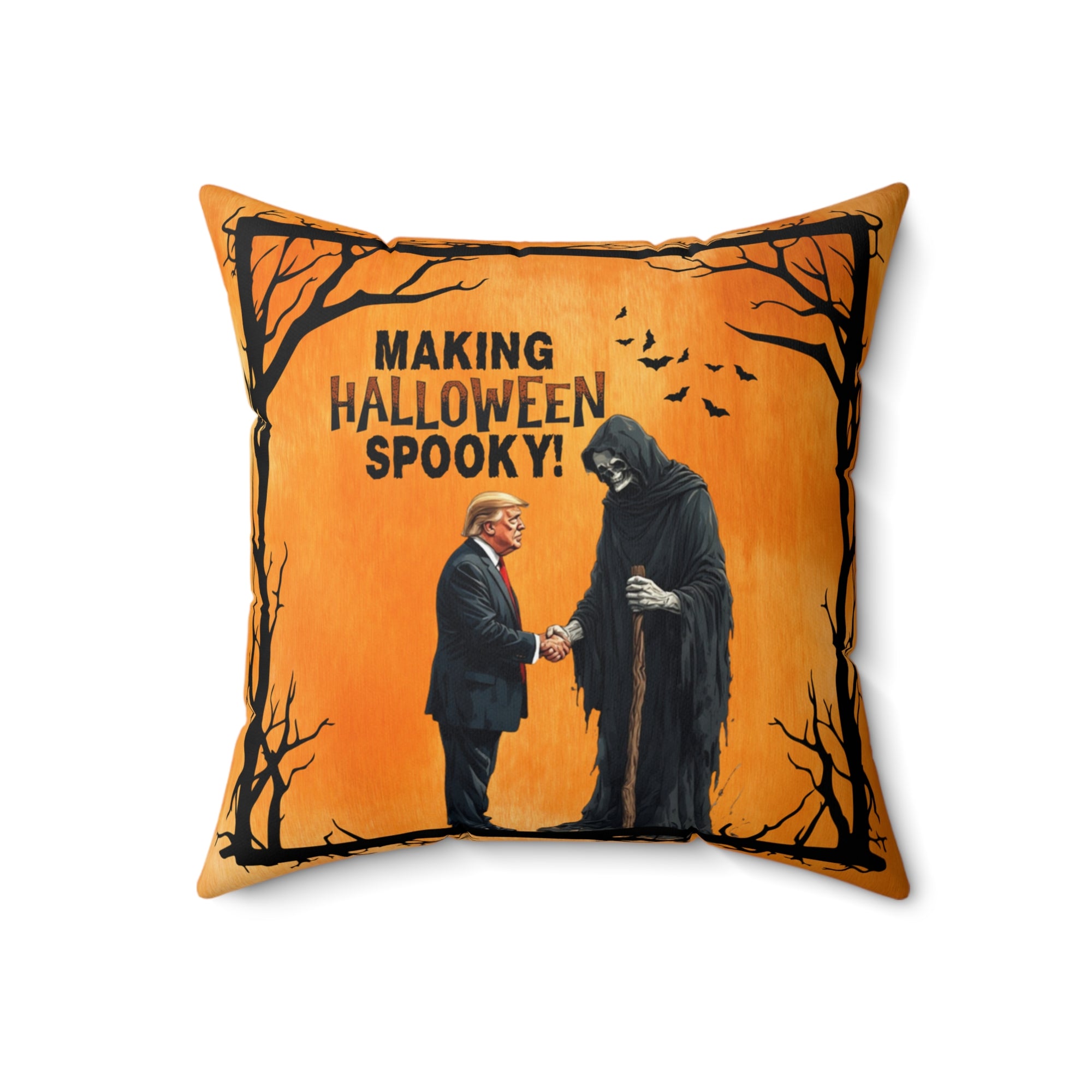Making Halloween Spooky Decorative Pillow, Home Decor