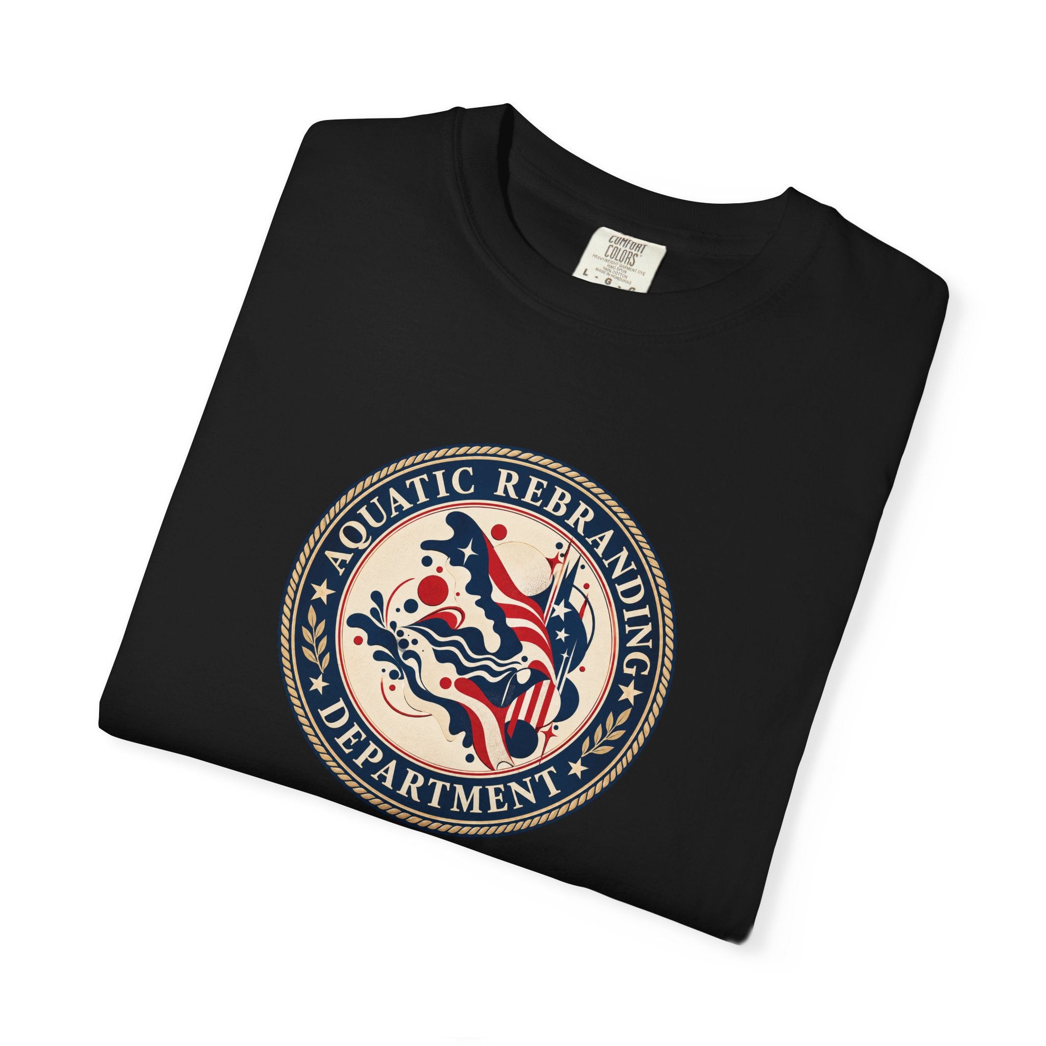 Aquatic Rebranding Department Garment-Dyed Unisex T-Shirt