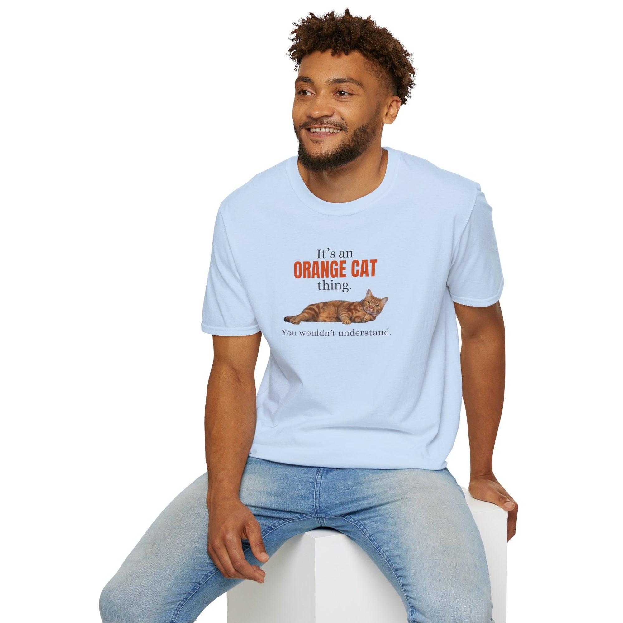 It's an Orange Cat Thing Unisex Softstyle T-Shirt