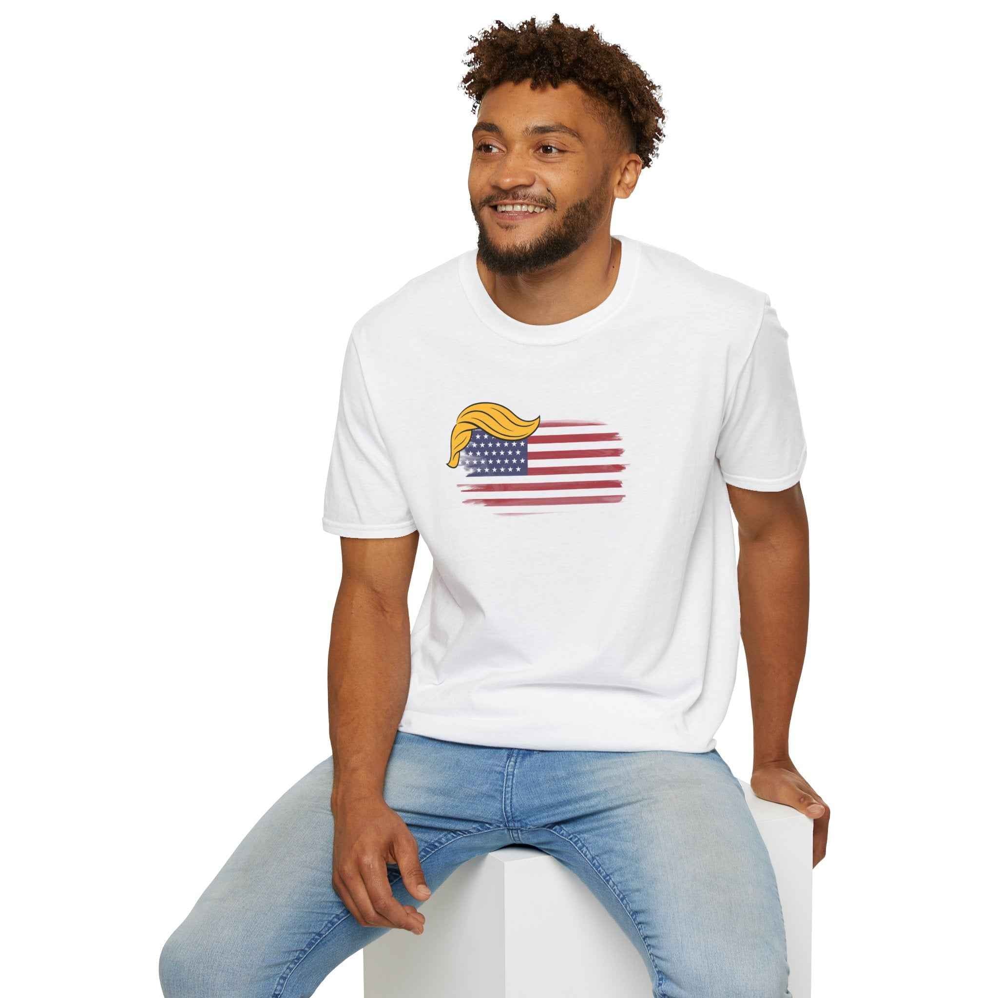 Swoop & Stripes Parody Tee – Unisex Soft Cotton T-Shirt