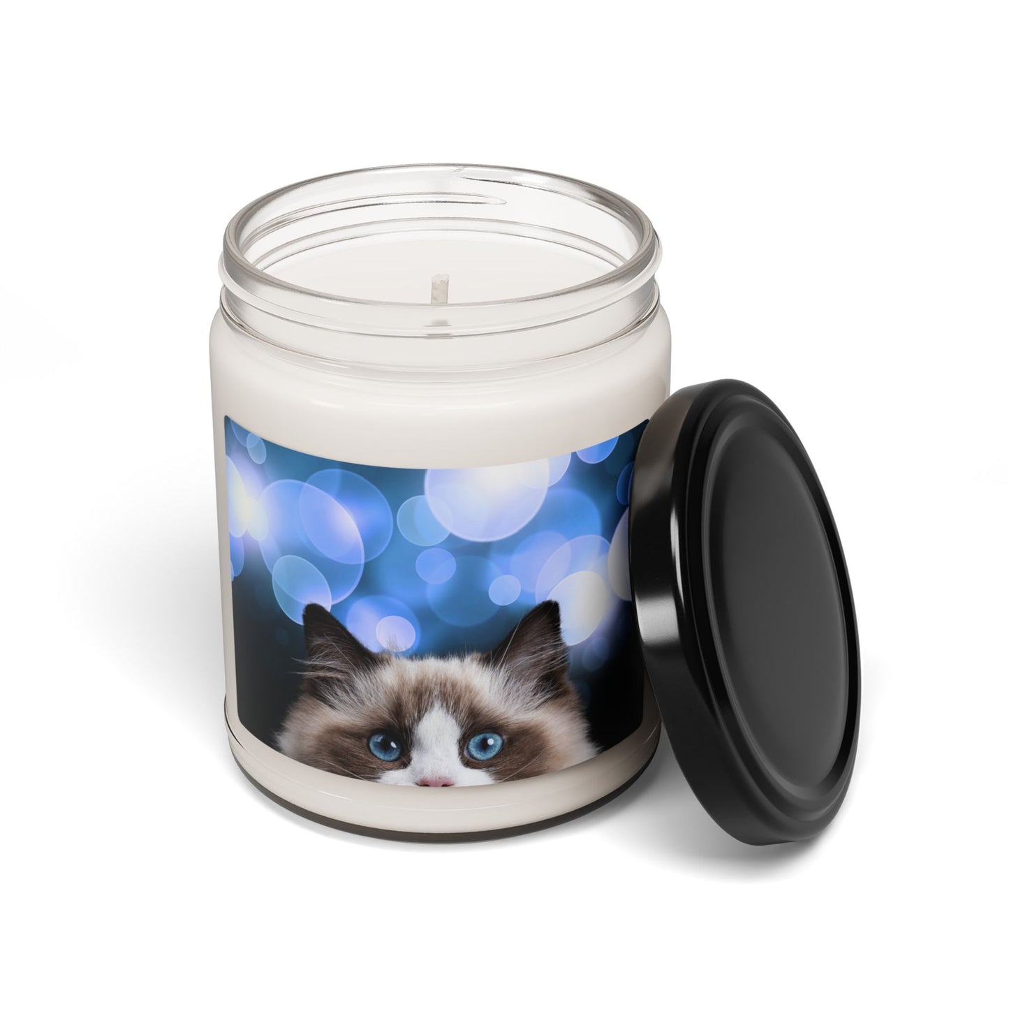 Peeking Kitty Scented Soy Candle, 9oz