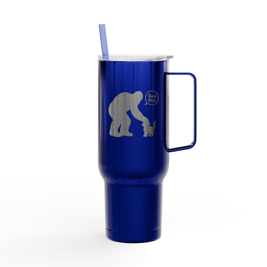 Bigfoot & Cat “Good, Kitty.” 40 oz Insulated Tumbler