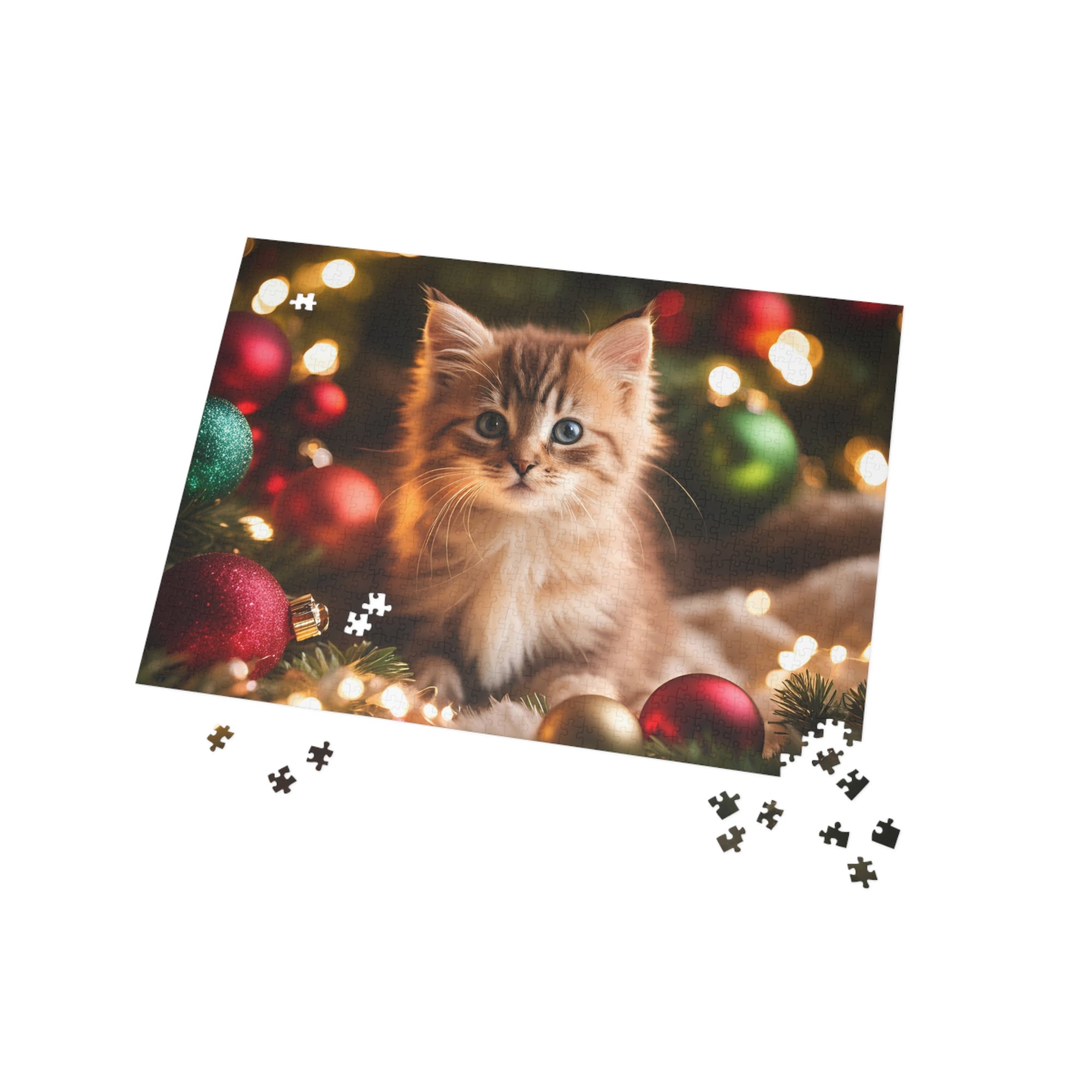 Kitten Christmas Puzzle (96, 252, 500, 1000-Piece)