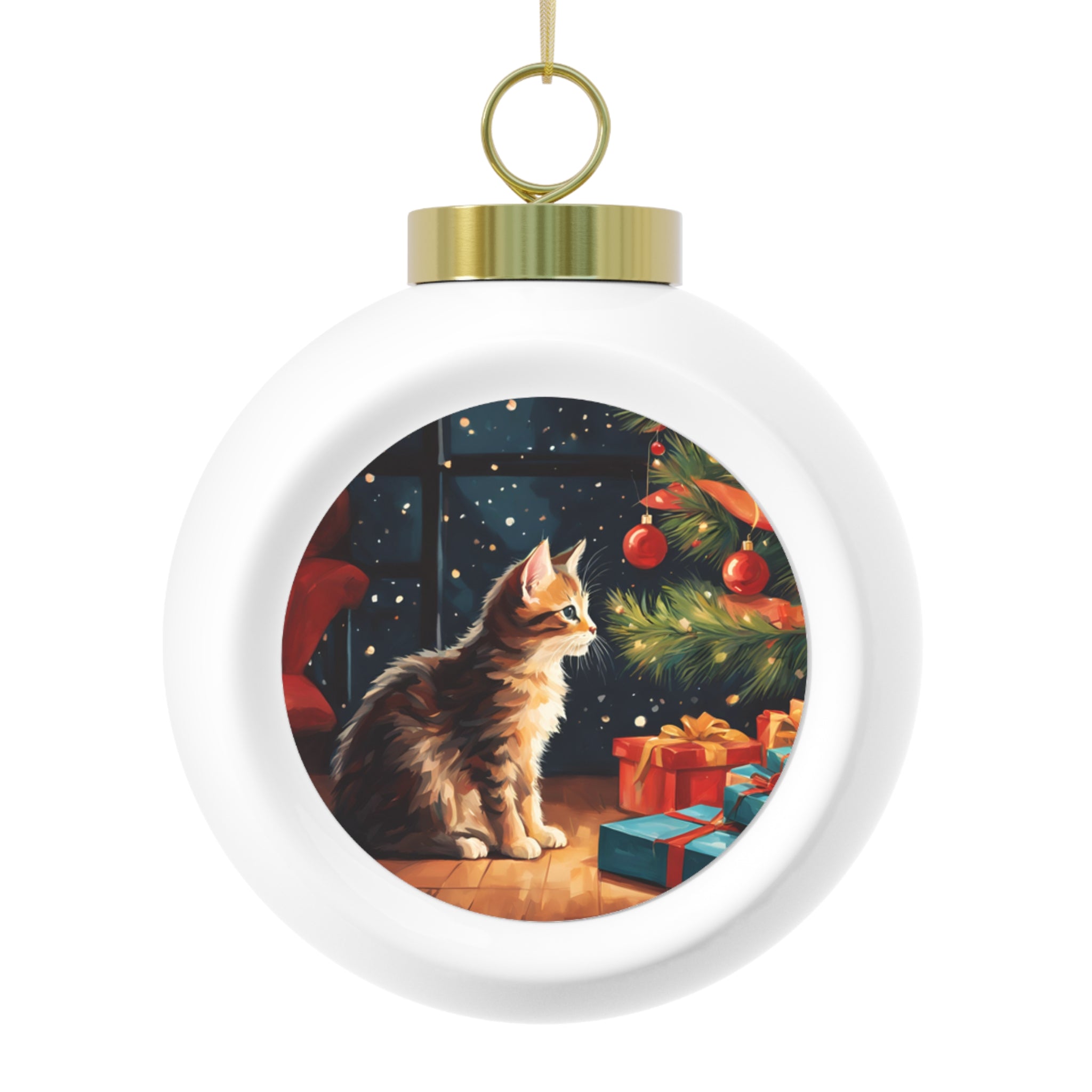 Photo depicting the ​Christmas Ball Ornament from EpiAl's Shop.