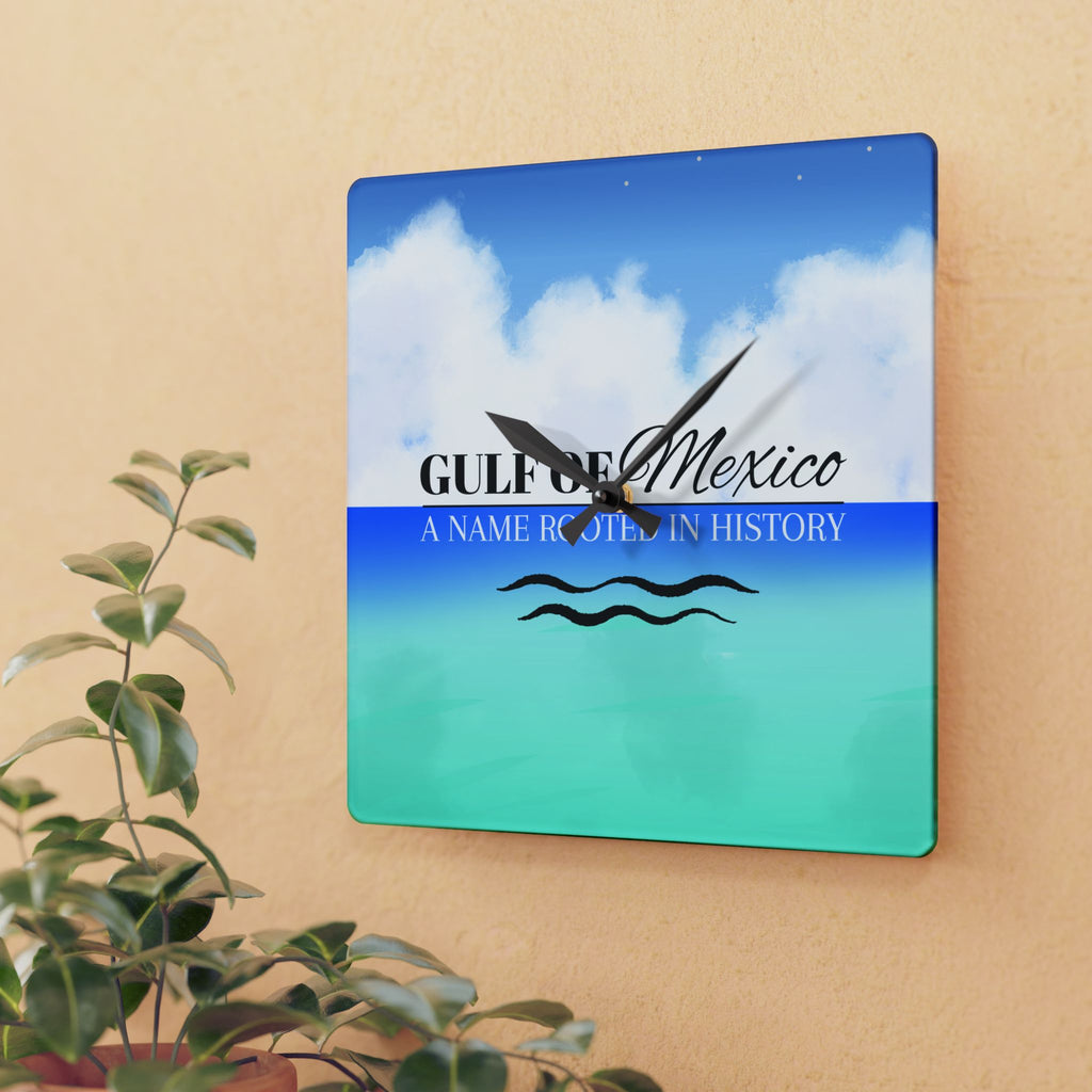 Gulf of Mexico Acrylic Wall Clock