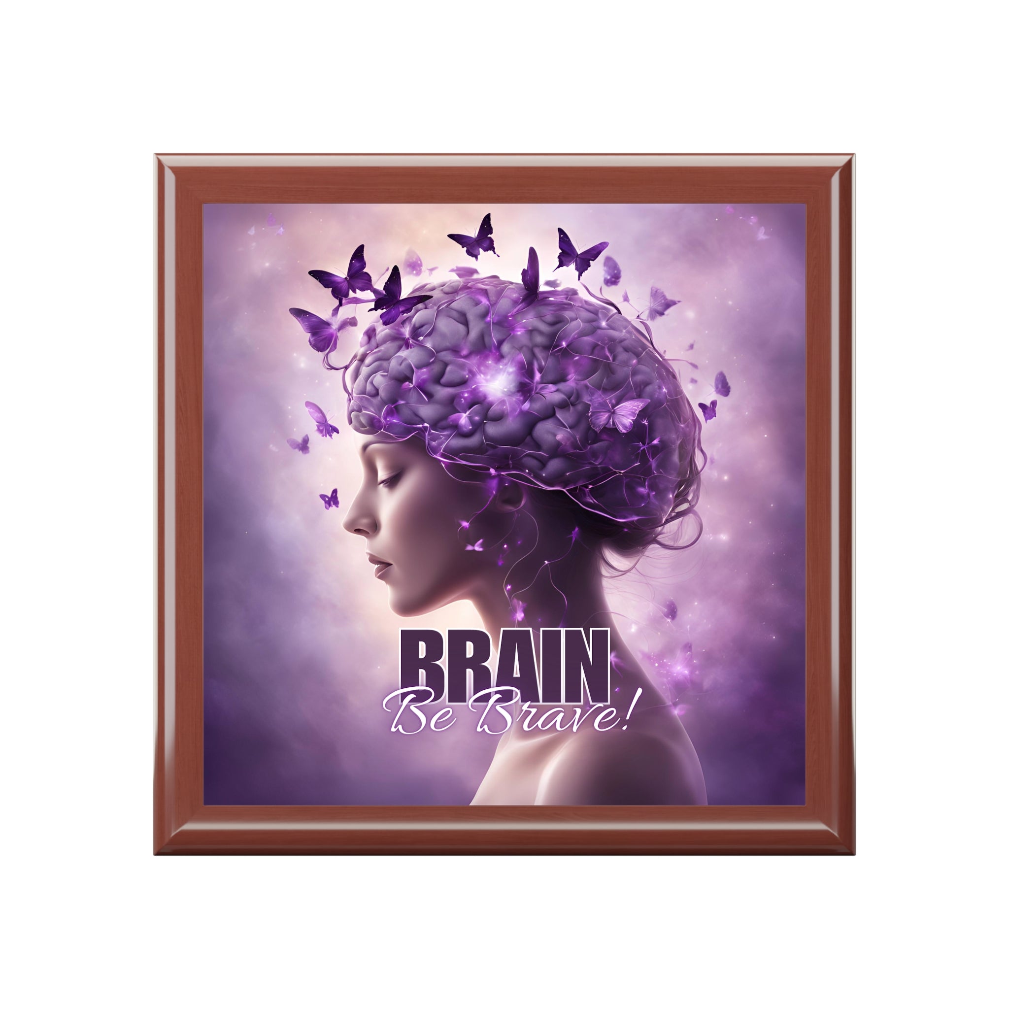 Photo depicting the ​Beautiful Brain Be Brave Jewelry Box from EpiAl's Shop.
