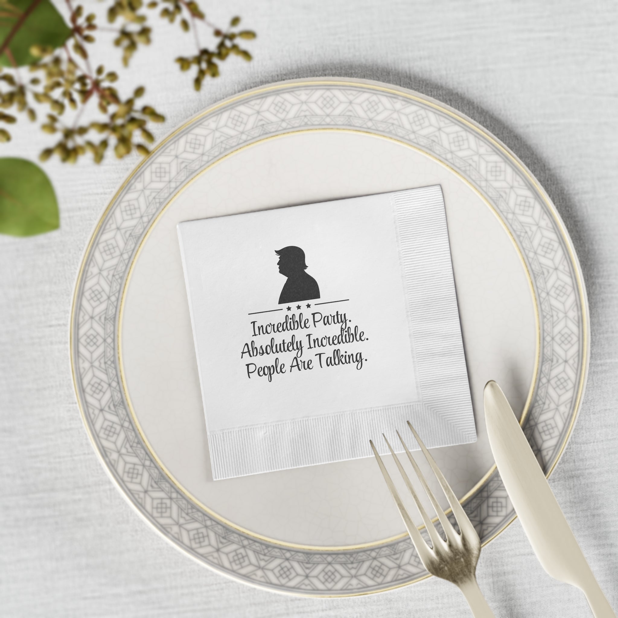 Incredible Party. Absolutely Incredible. Parody Party Napkins