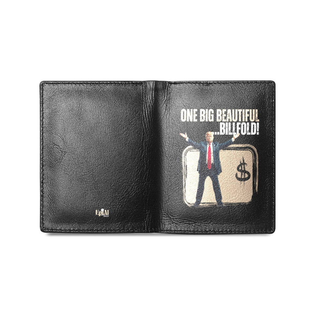 One Big Beautiful Billfold Faux Leather Wallet