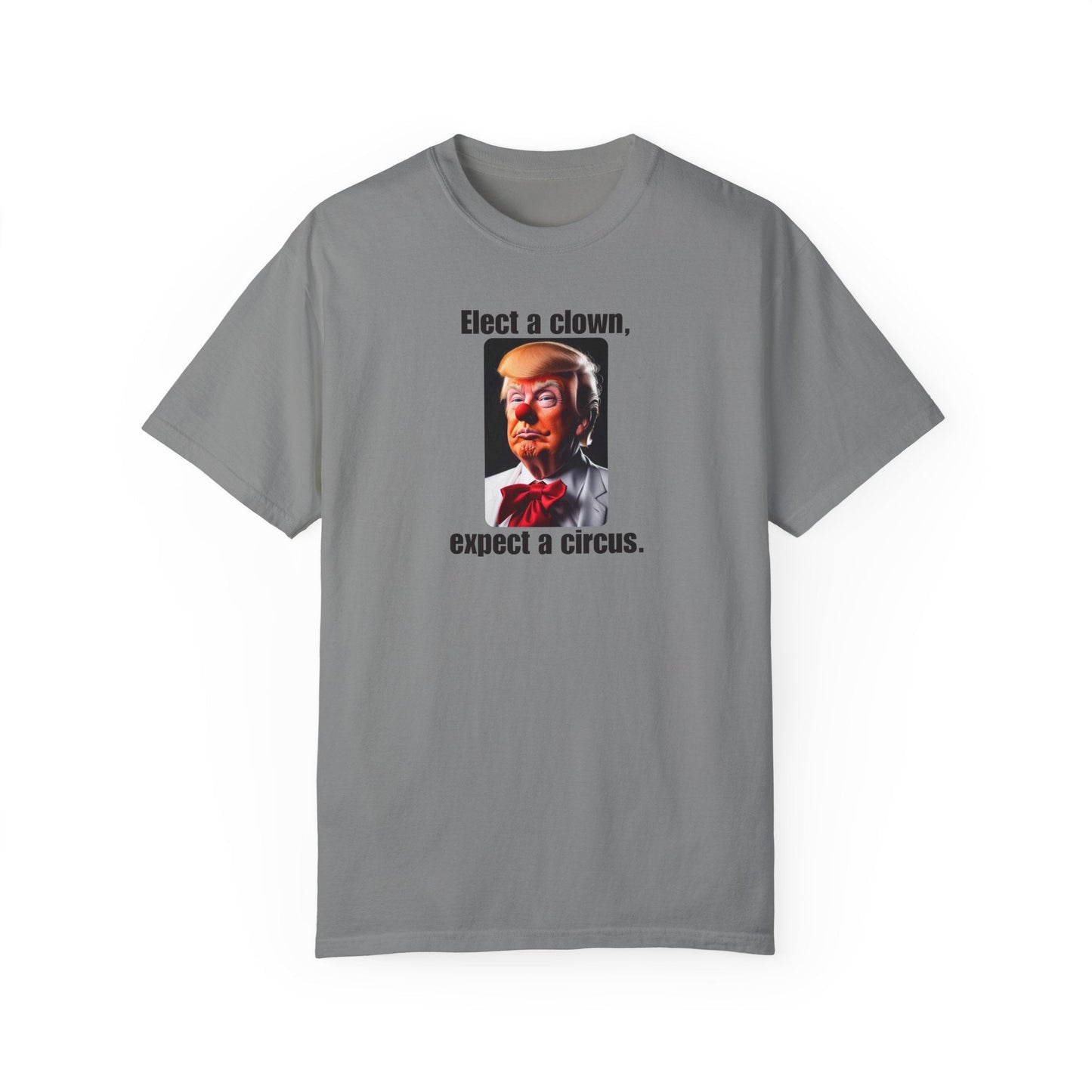 Humorous Political T-Shirt - 'Elect a Clown, Expect a Circus' Printify