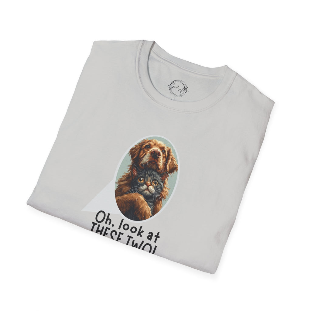 Oh Look at These Two! Unisex Softstyle T-Shirt