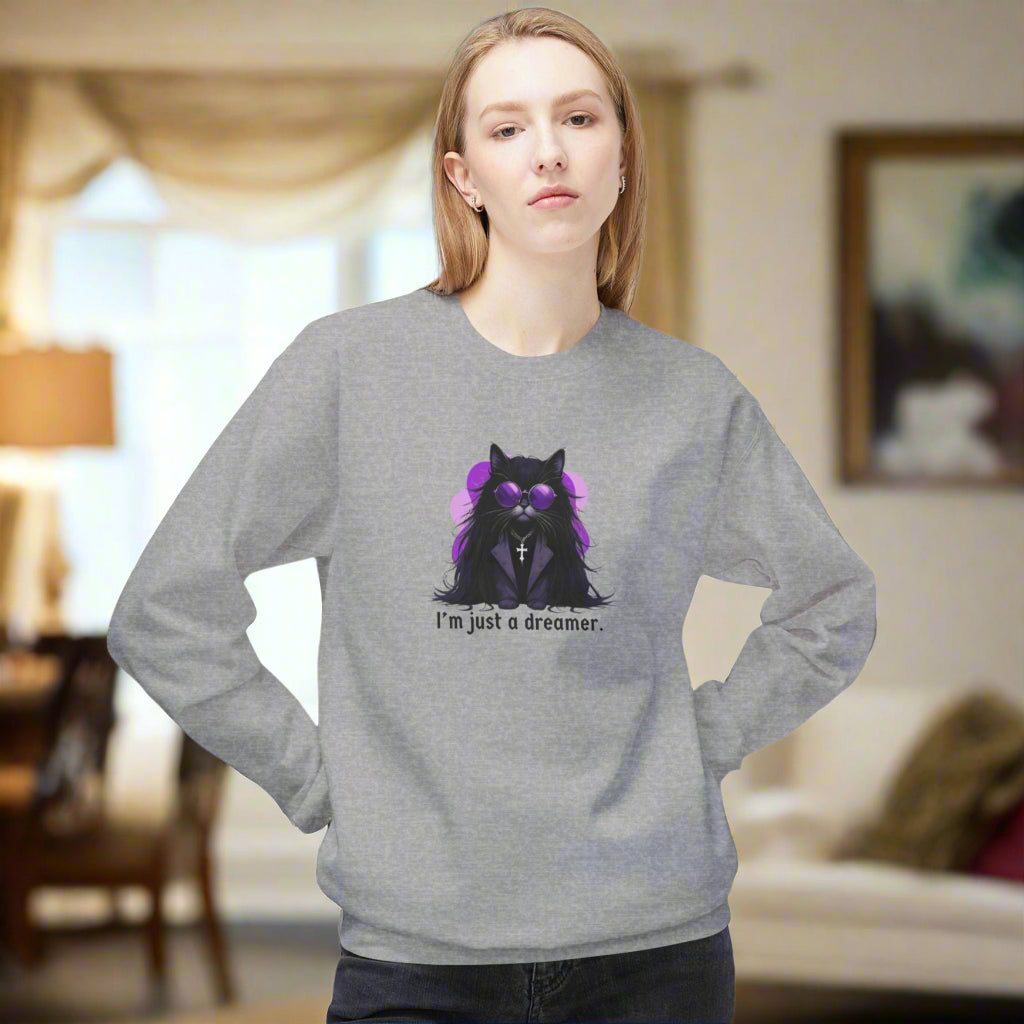 Just a Dreamer Ozzy Cat Sweatshirt
