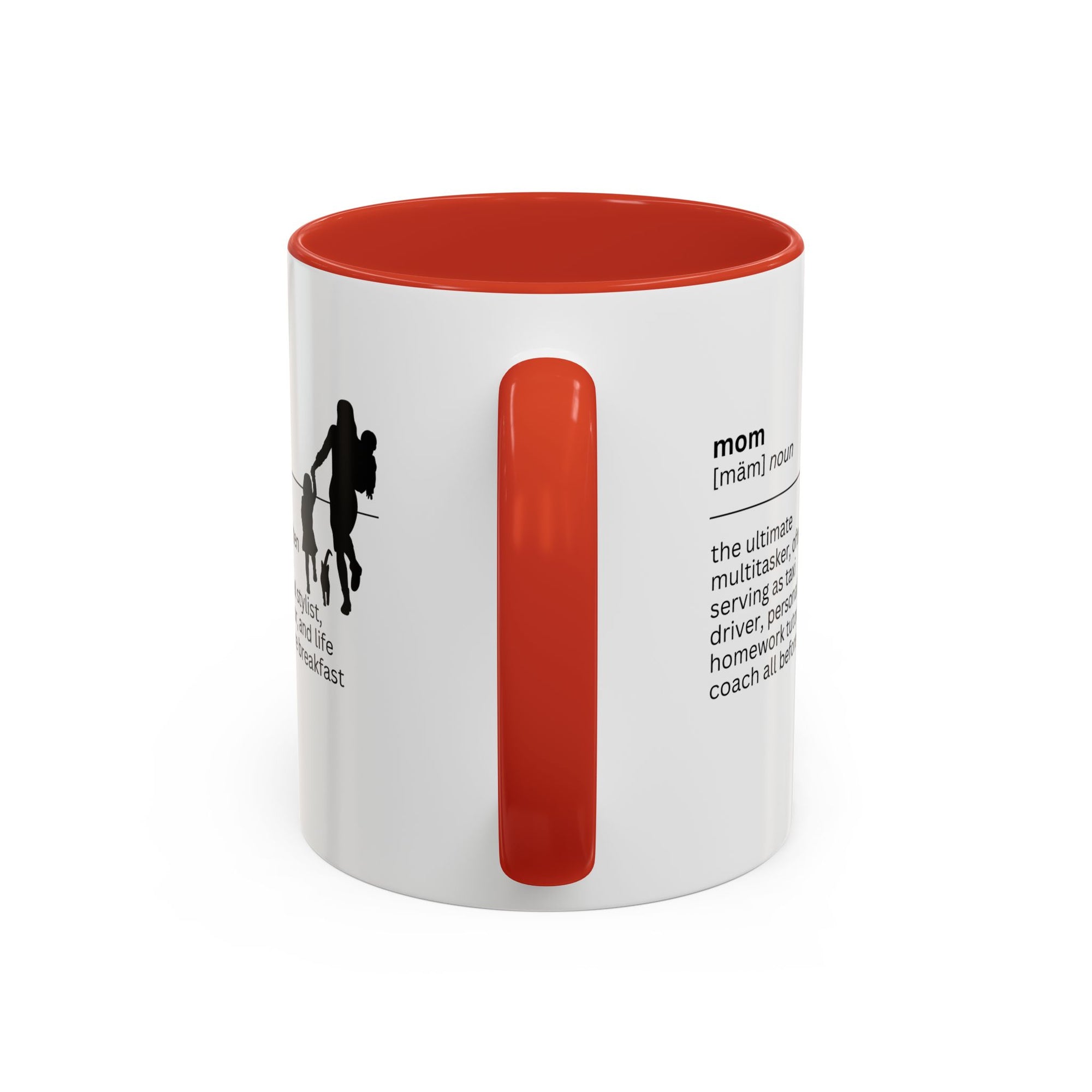 Mom Multitasker Accent Coffee Mug - Perfect Gift for Moms