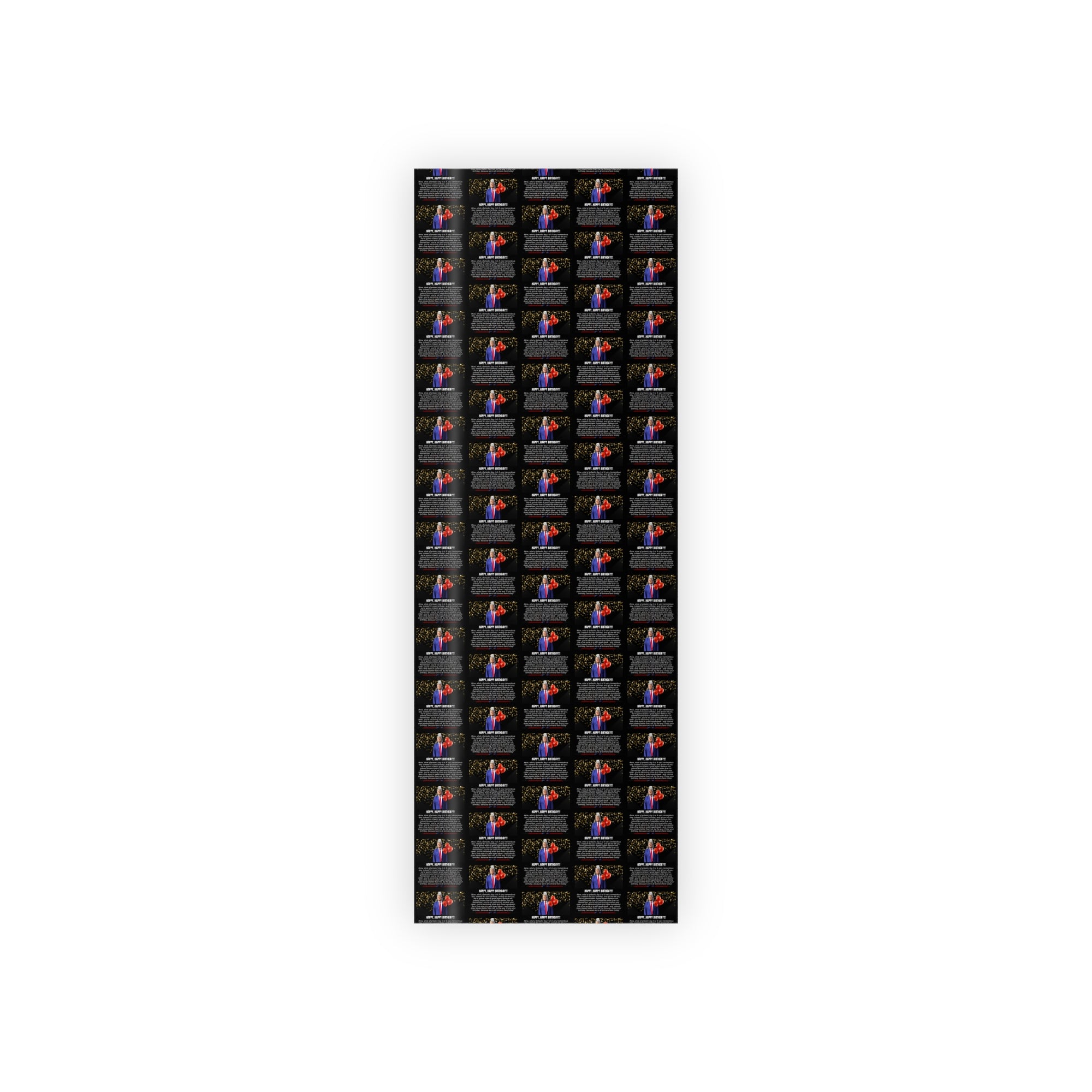 Trump Happy Birthday Gift Wrapping Paper Rolls, 1pc