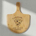 Cat Hair… The Secret Topping – Engraved Bamboo Pizza Board