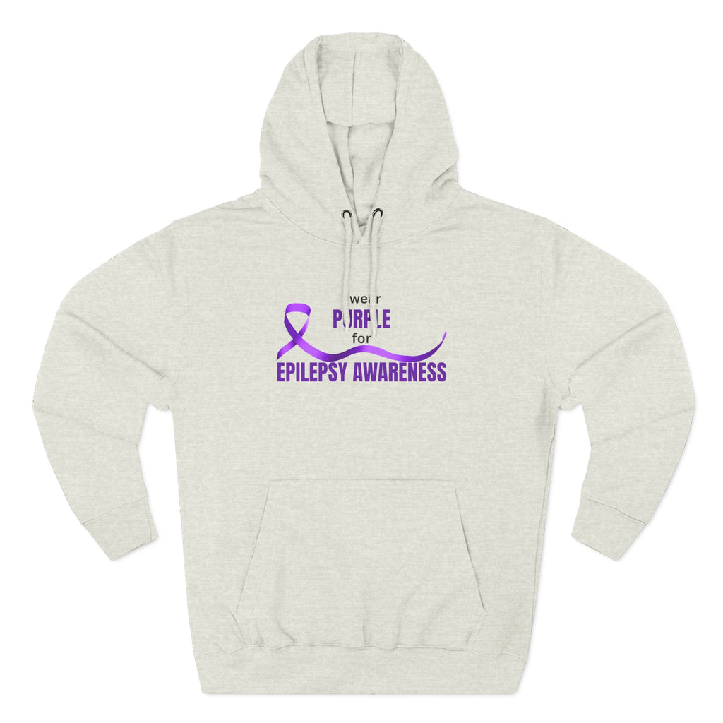 I Wear Purple Epilepsy Awareness Hoodie