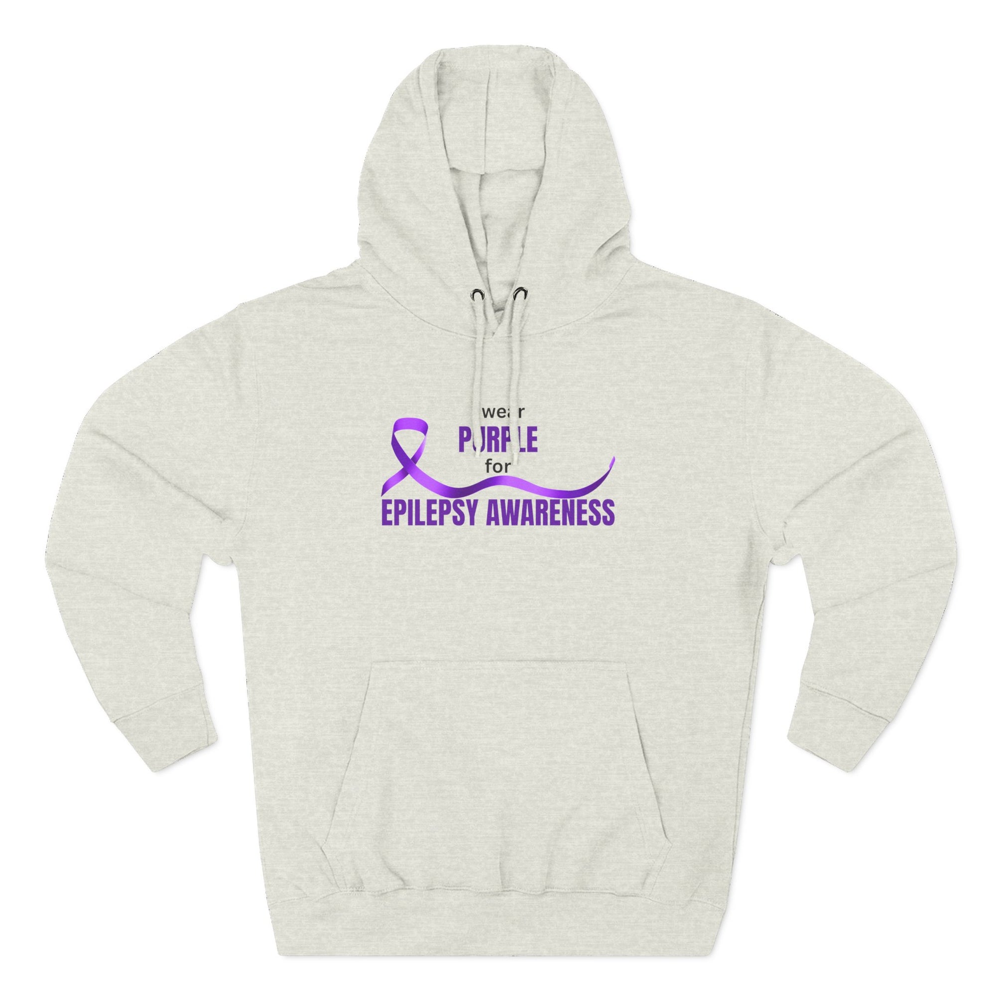 I Wear Purple Epilepsy Awareness Hoodie