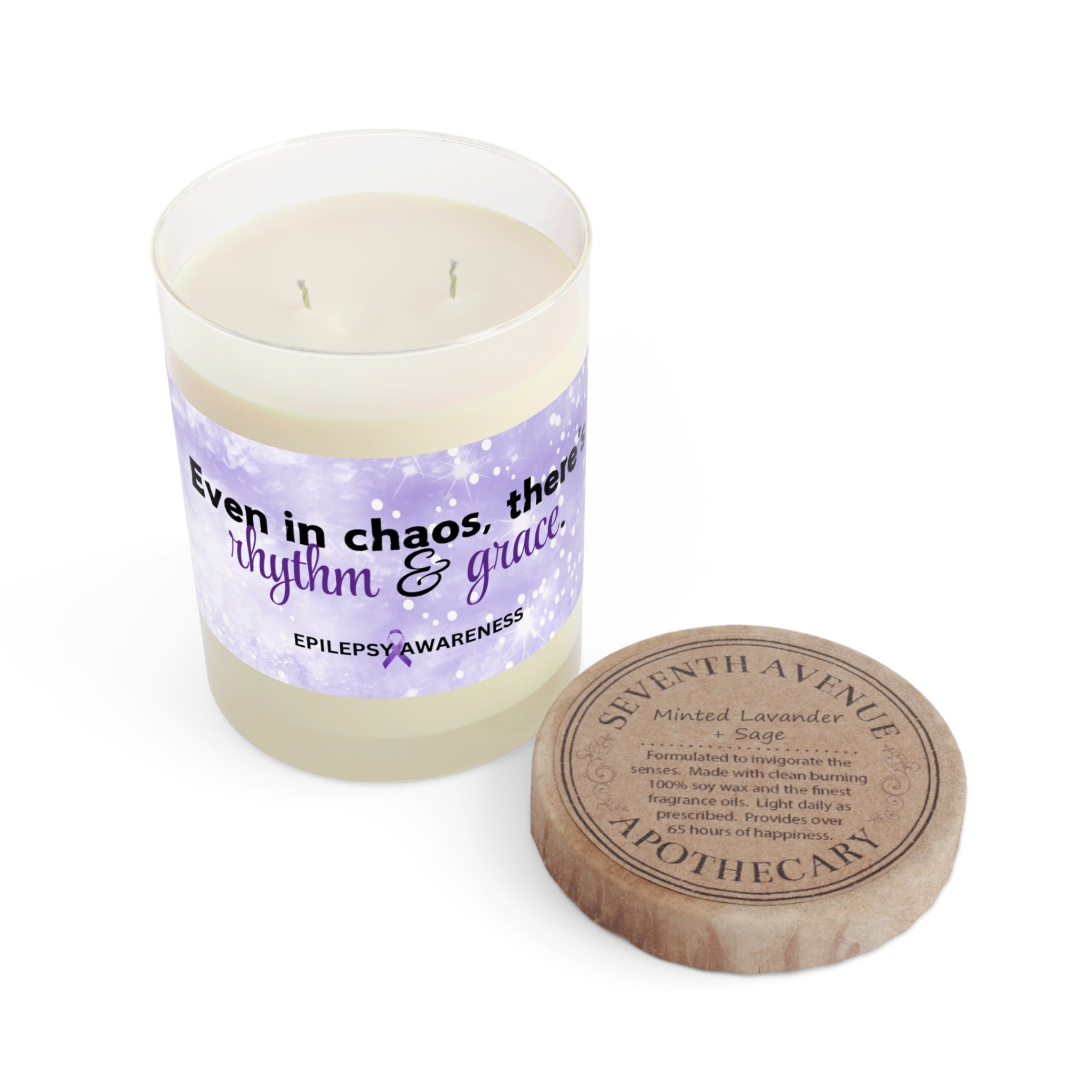 Chaos, Rhythm & Grace Scented Candle - Full Glass, 11oz - EpiAl's Shop