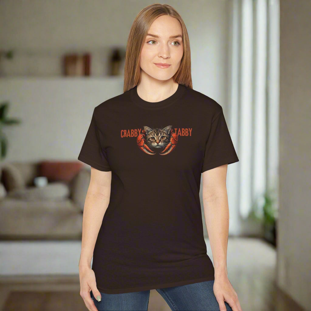 Crabby Tabby Cat Lover Unisex Tee