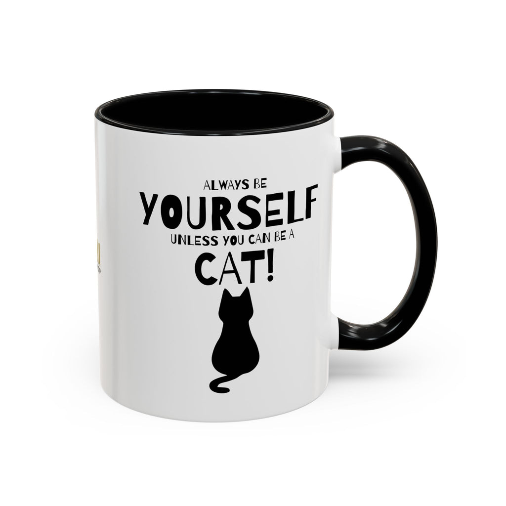 Whimsical Cat Lover Coffee Mug - Always Be Yourself