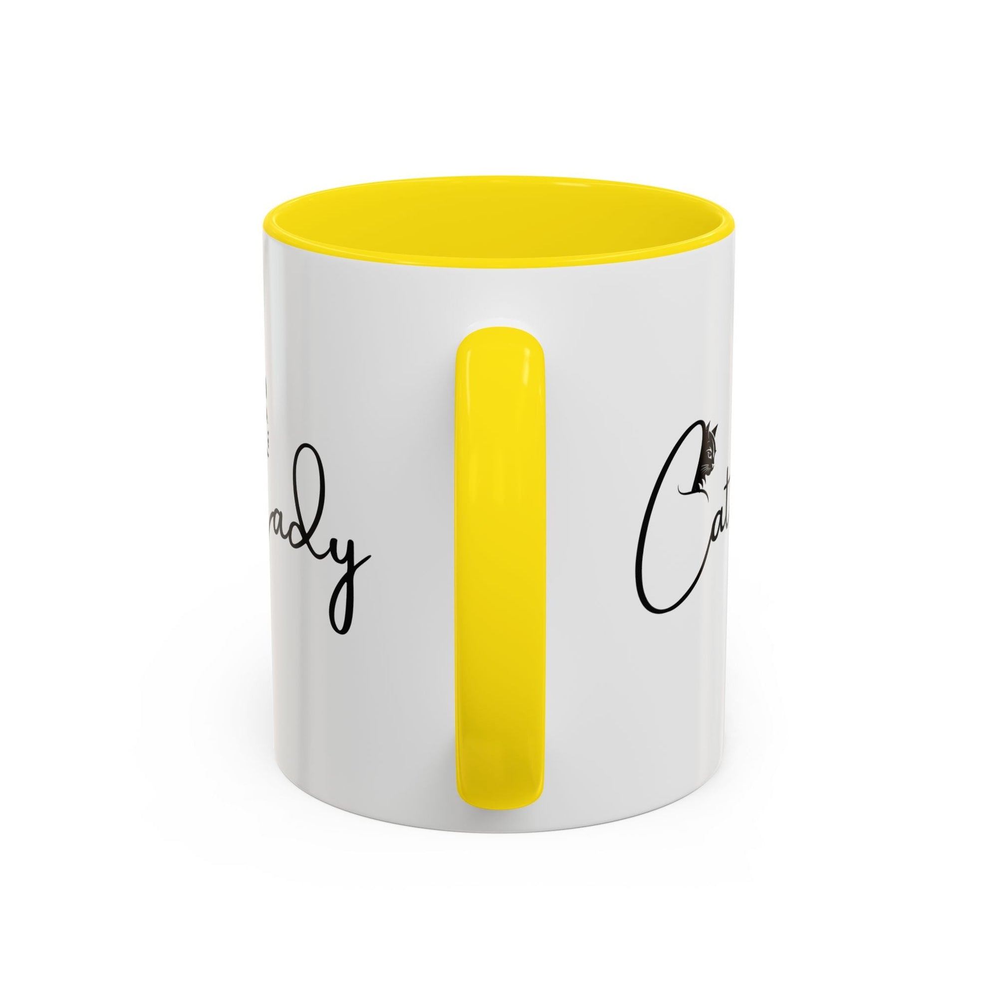 Cat Lady Accent Coffee Mug - Perfect Gift for Cat Lovers Printify