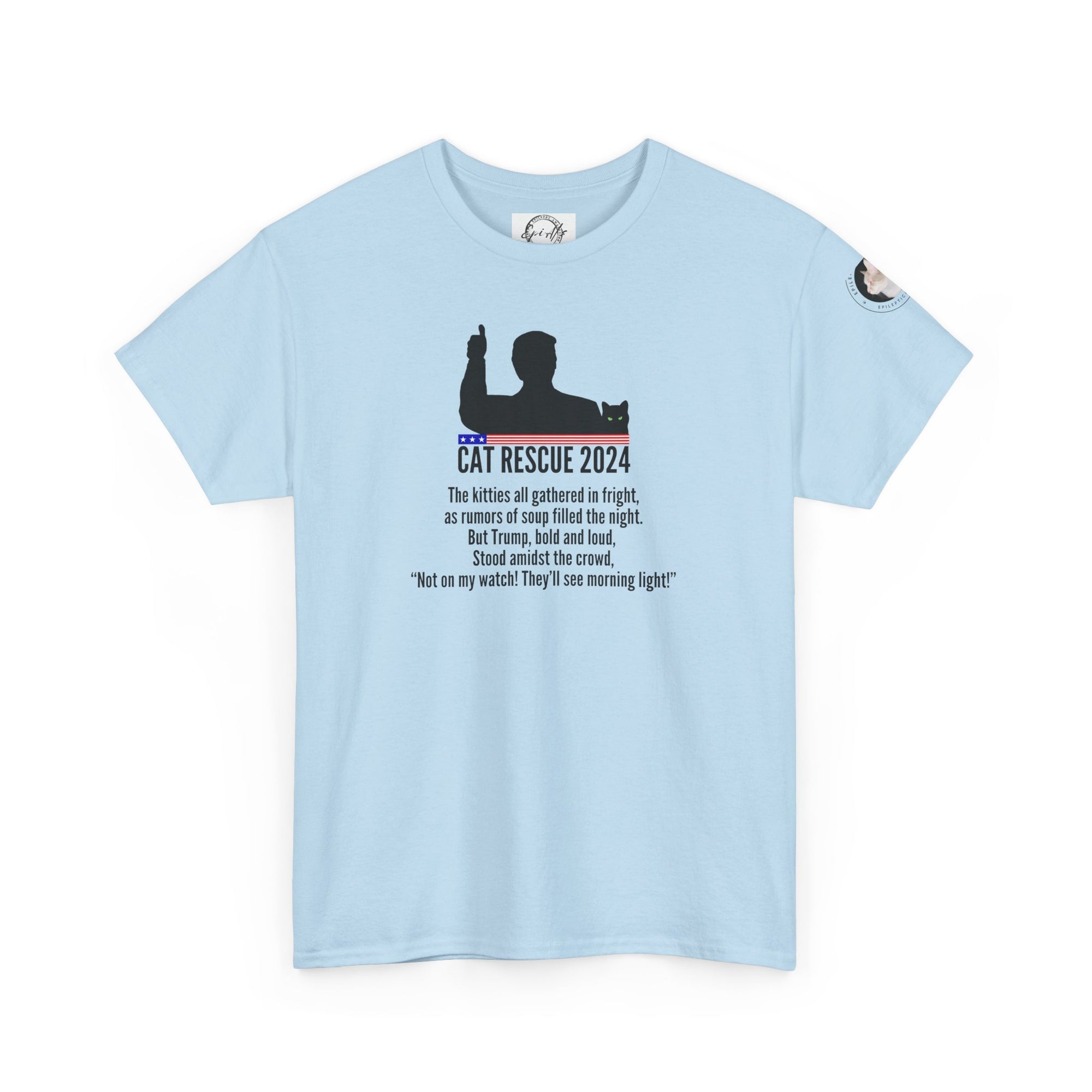 Cat Rescue 2024 Unisex Heavy Cotton Tee