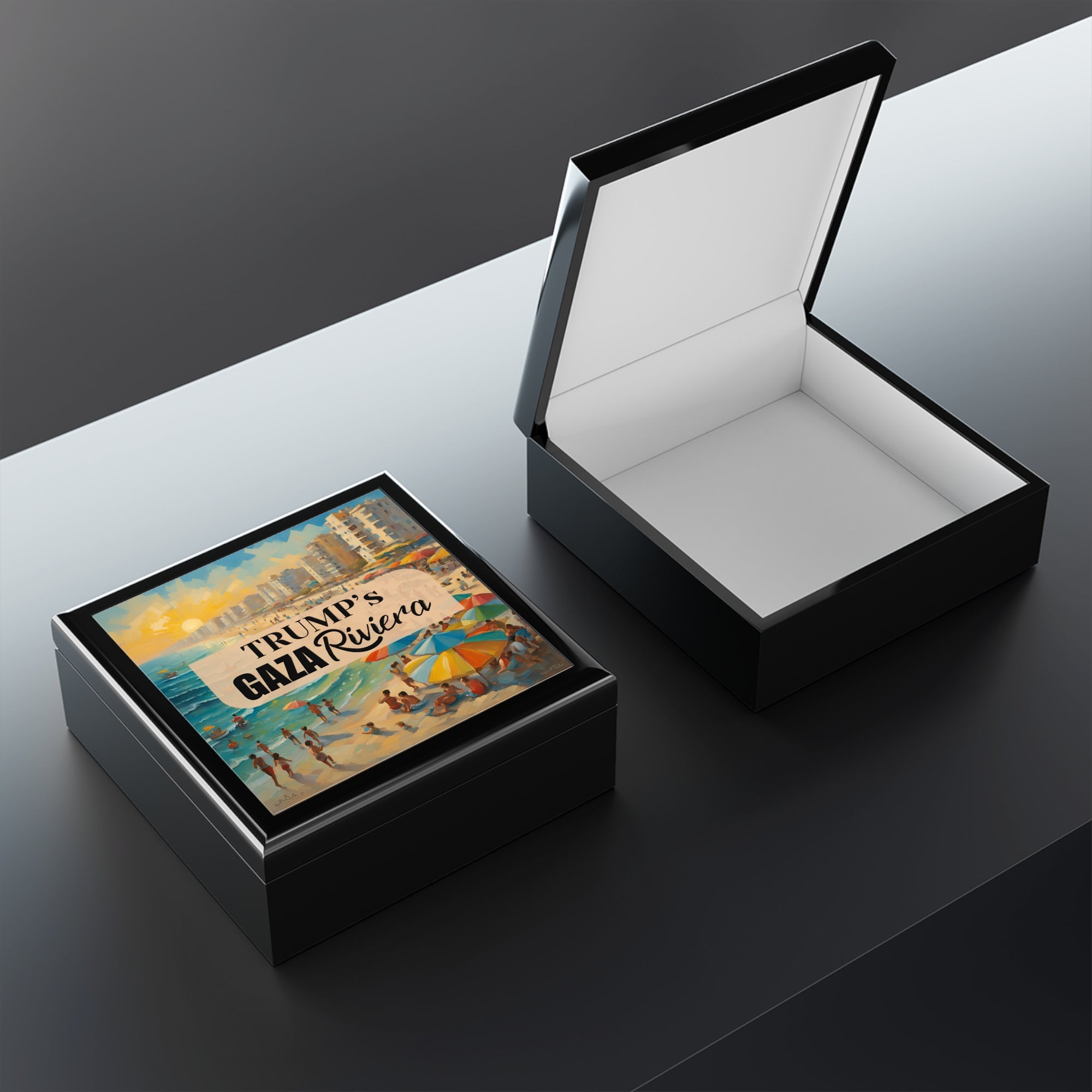 Trump’s Gaza Riviera Seaside Jewelry Box