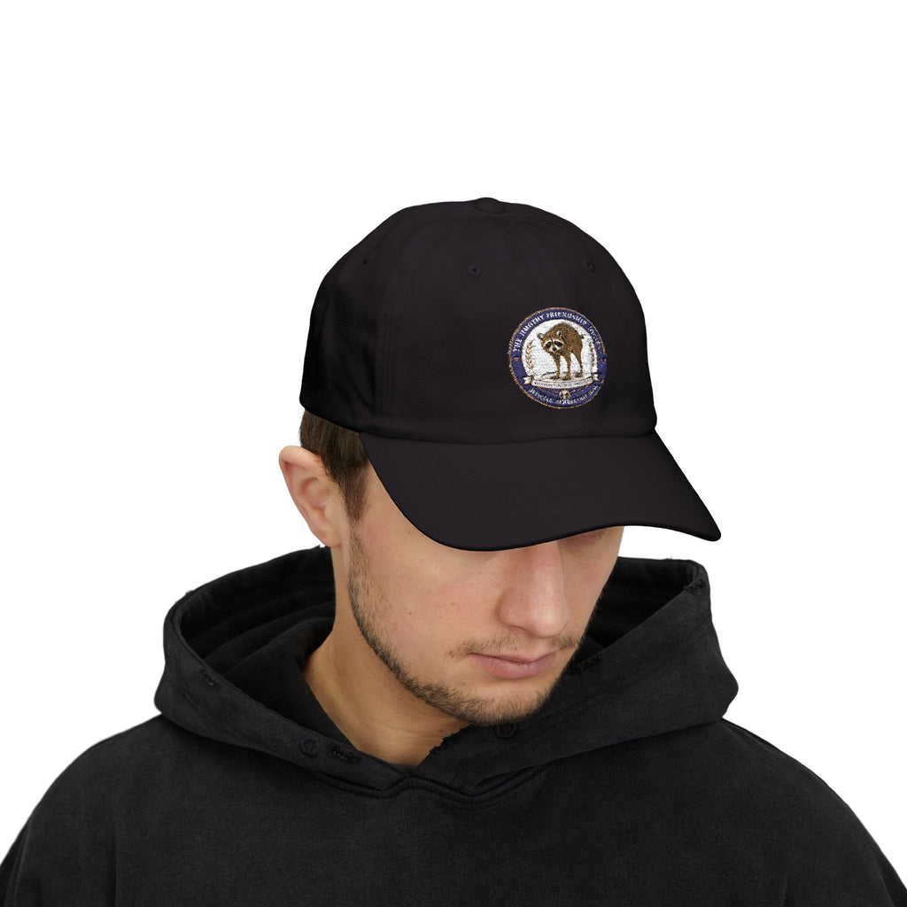 Jimothy Friendship Society Dark-Colored Dad Hat