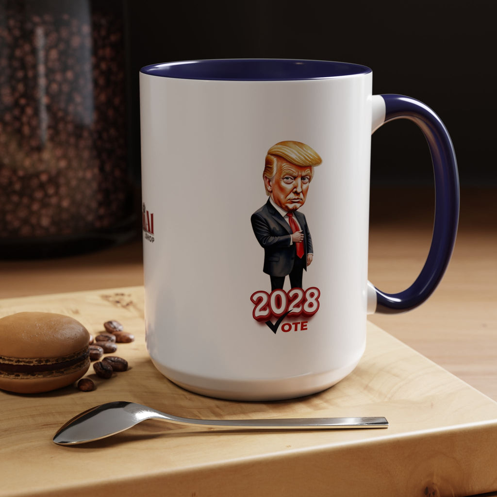 Political Themed Coffee Mug | 2028 Vote Design | Unique Gift for Supporters
