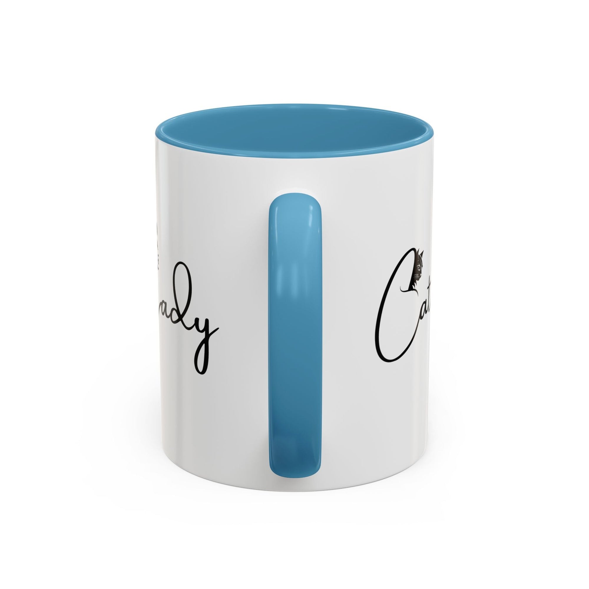 Cat Lady Accent Coffee Mug - Perfect Gift for Cat Lovers Printify