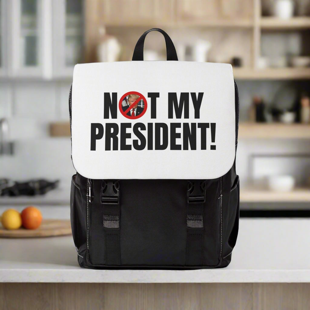 Not My President Shoulder Backpack