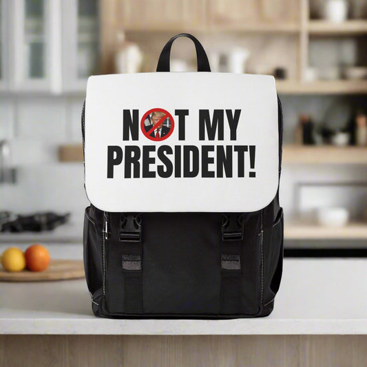 Not My President Shoulder Backpack