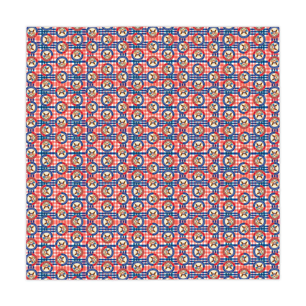 Department of Strategic Casseroles Tablecloth | Faux Government Picnic Table Cover