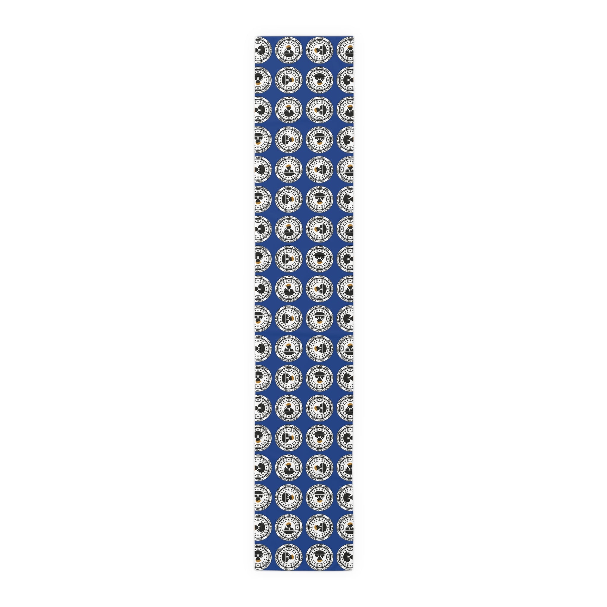 A Beautiful Table Table Runner – Faux Official Parody Seal Pattern