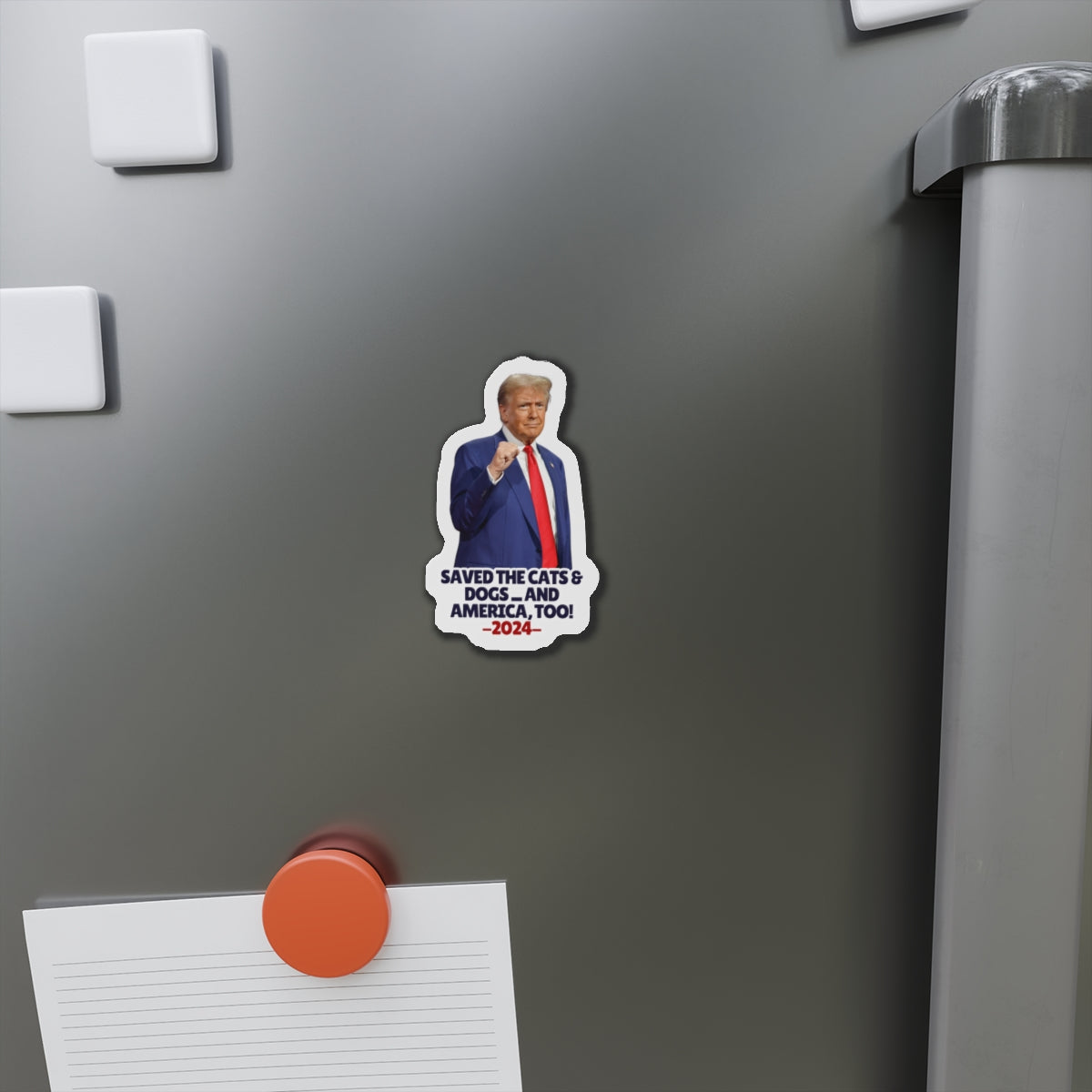 Trump Saved the Cats & Dogs Die-Cut Magnets