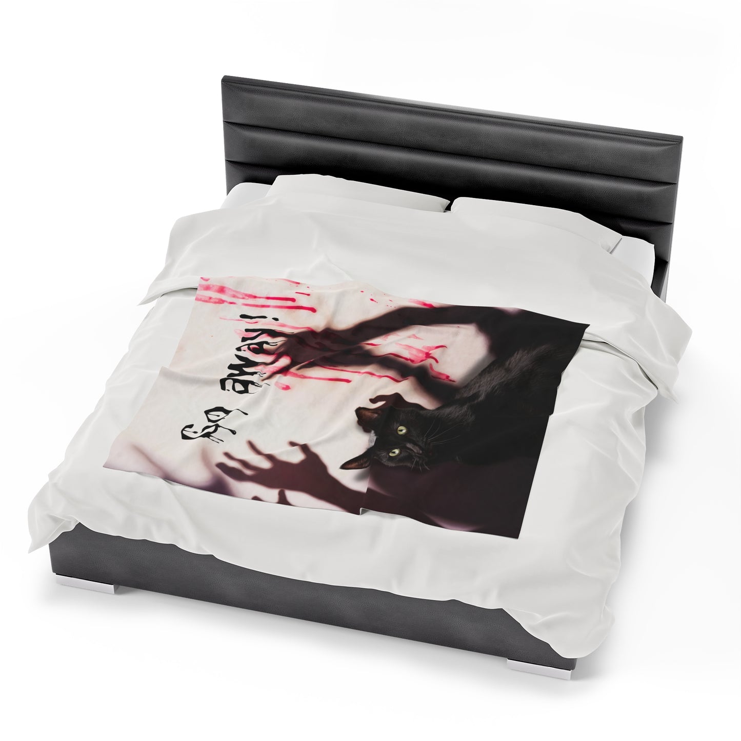 Go Away Velveteen Plush Blanket