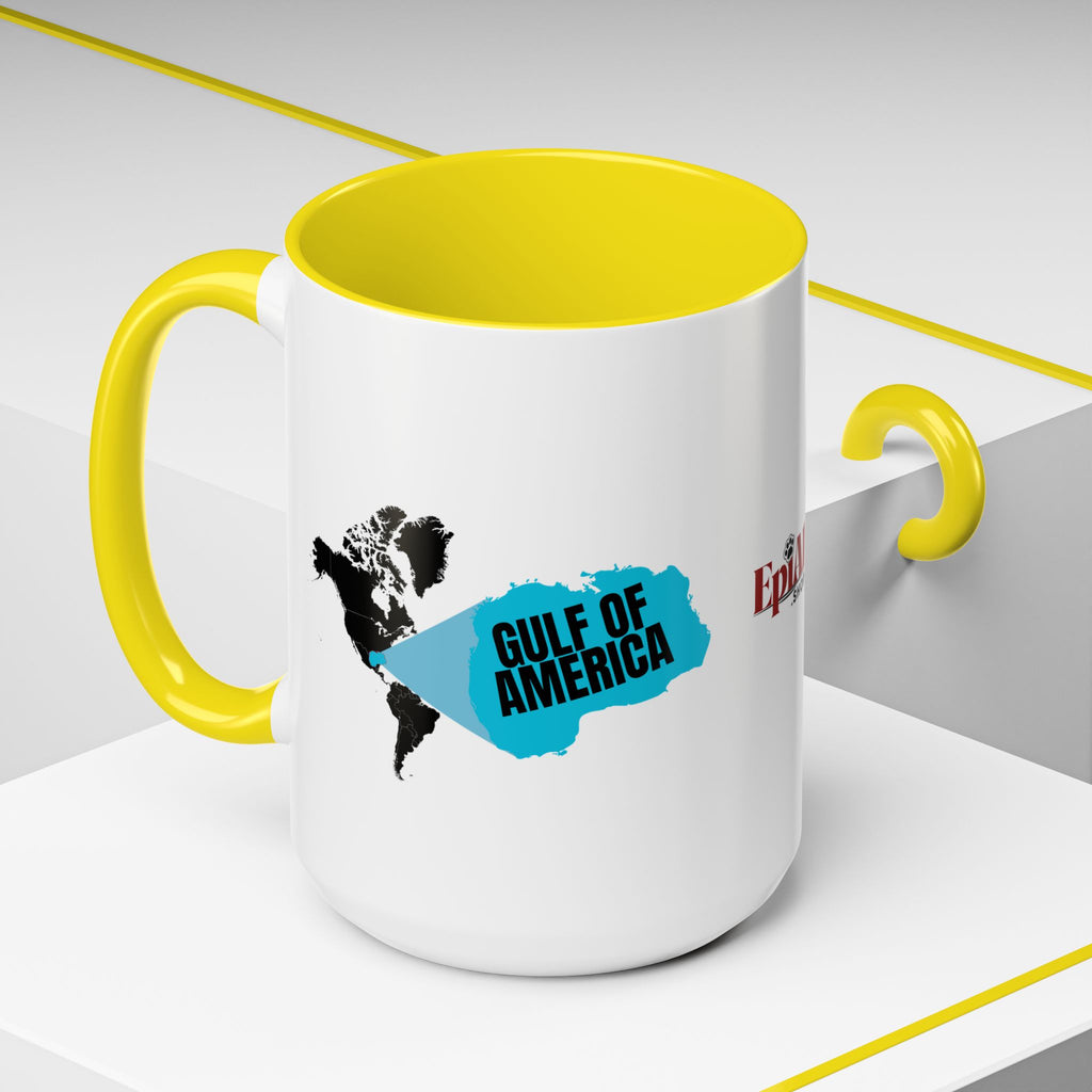American Gulf Map Accent Coffee Mug